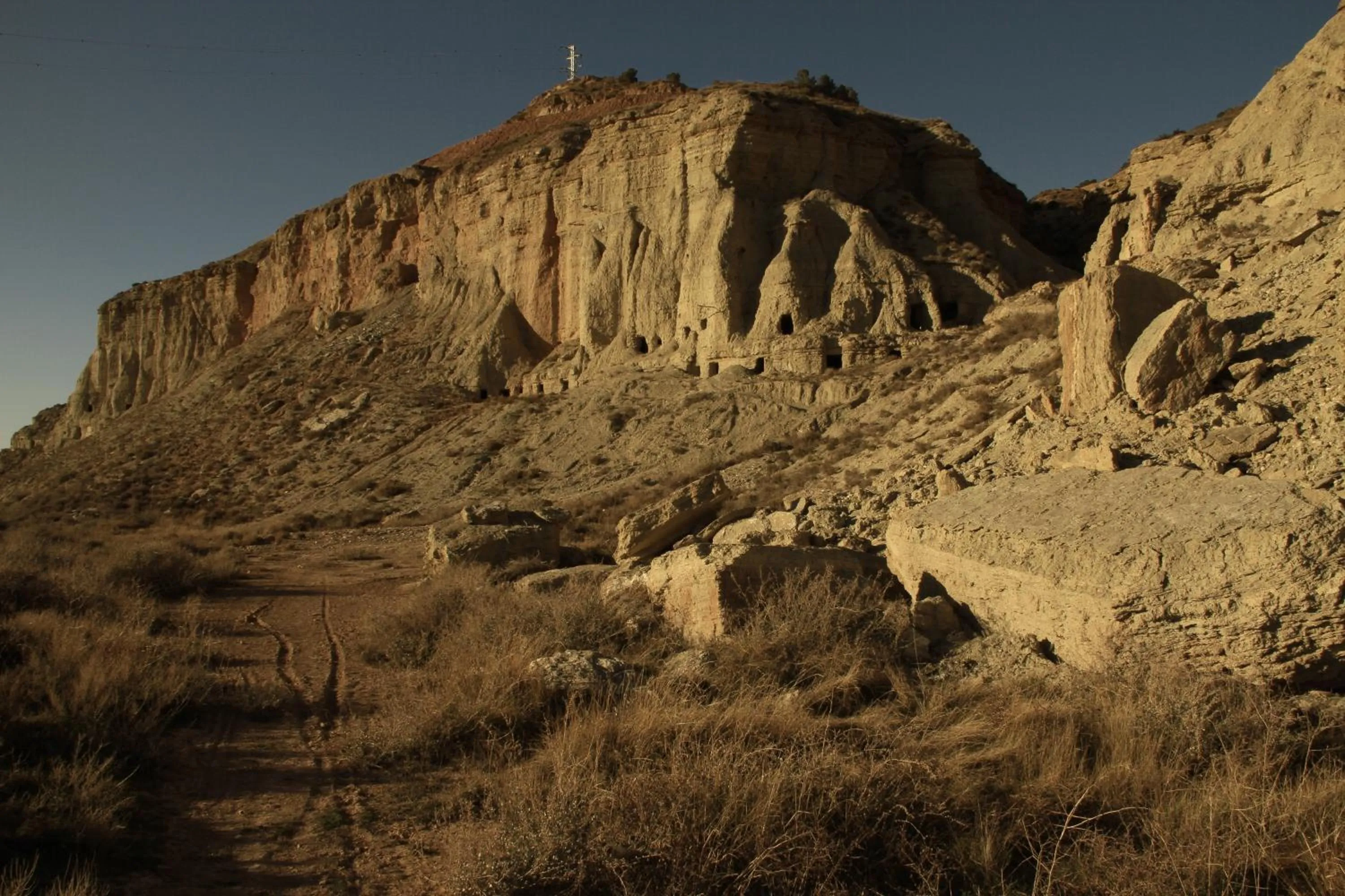 Natural landscape in Casa Rural "La Bardena Blanca I "