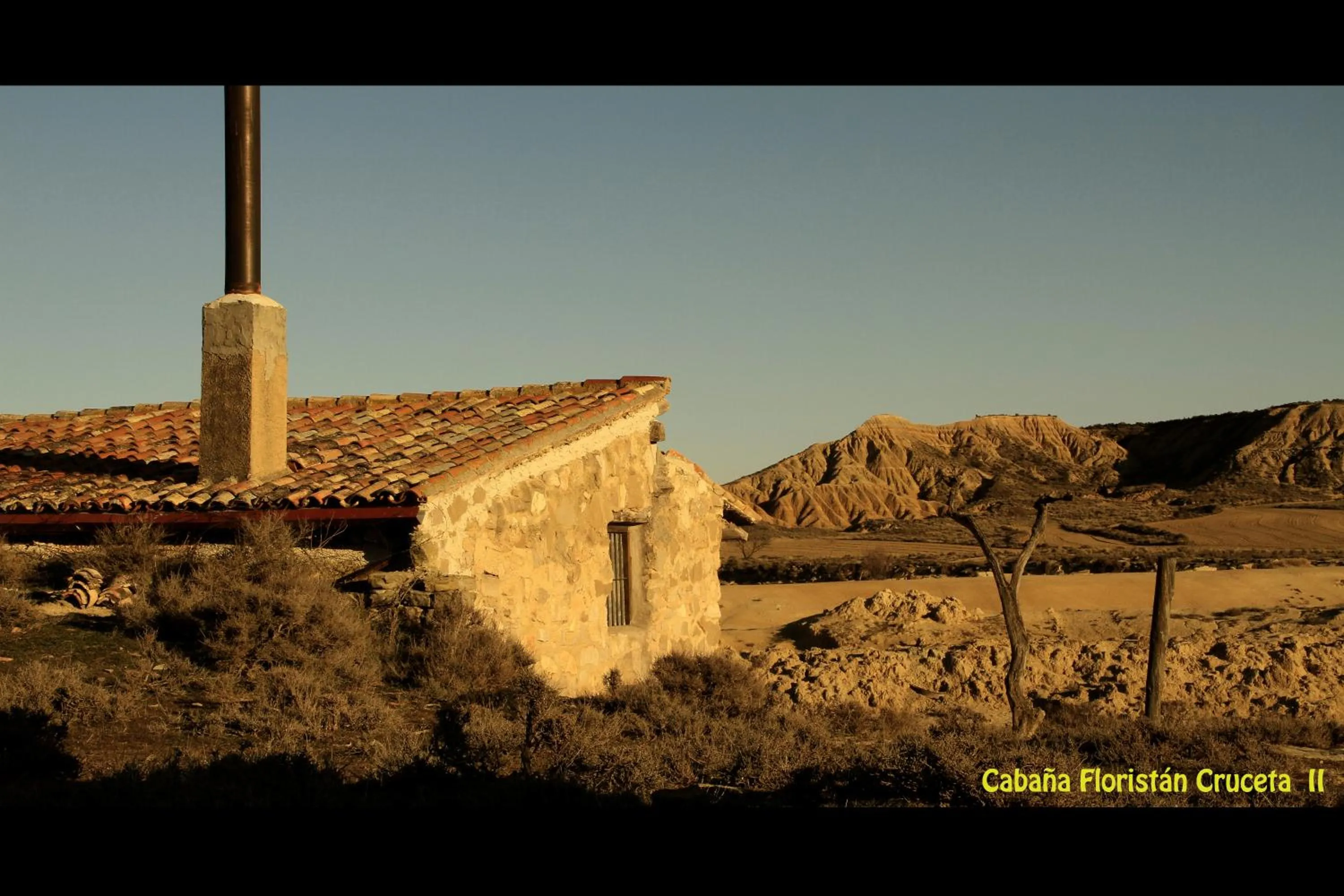 Natural landscape in Casa Rural "La Bardena Blanca I "