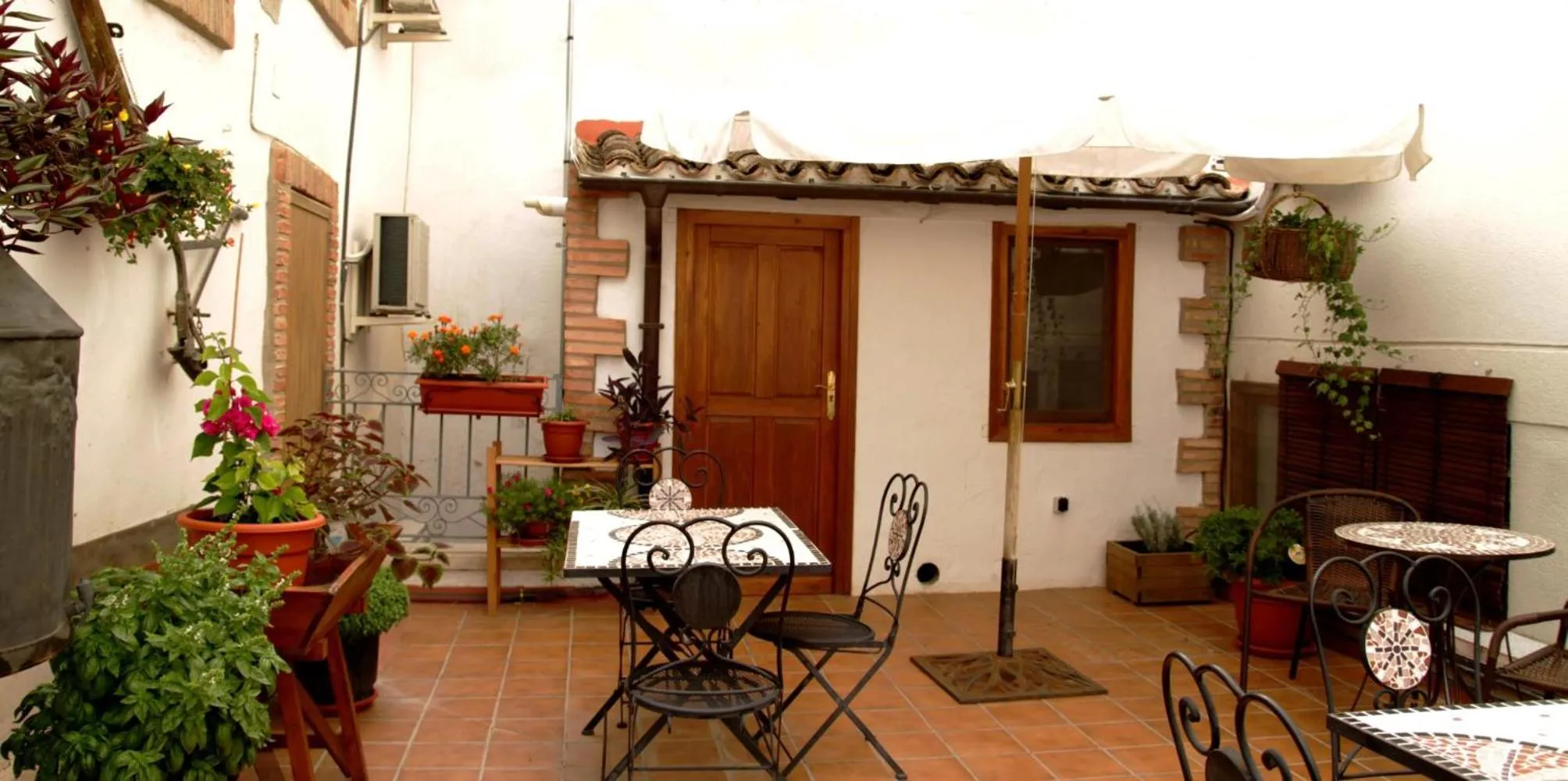 Balcony/Terrace in Casa Rural "La Bardena Blanca I "