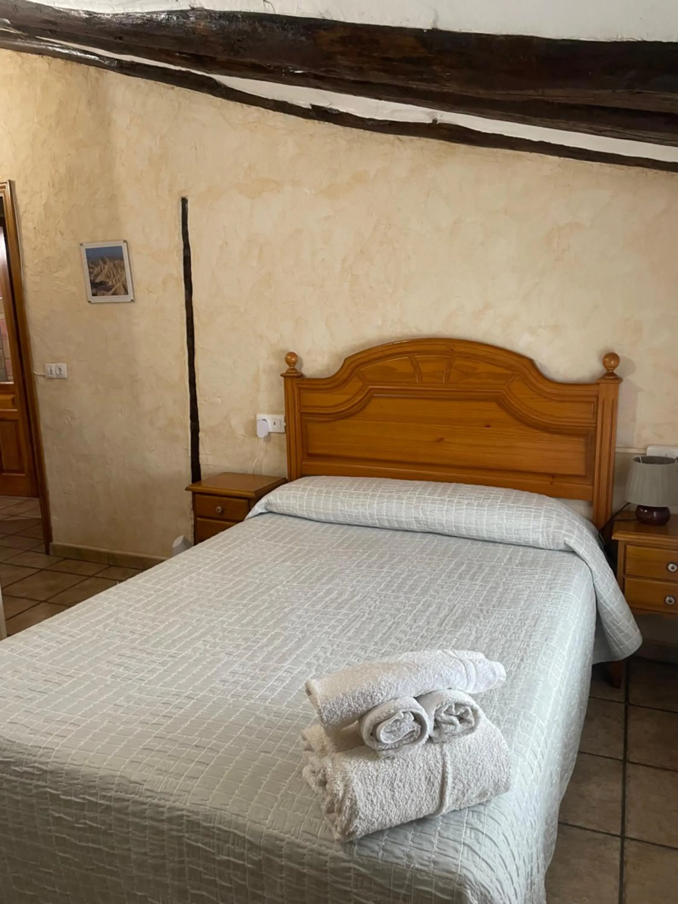 Bed in Casa Rural "La Bardena Blanca I "