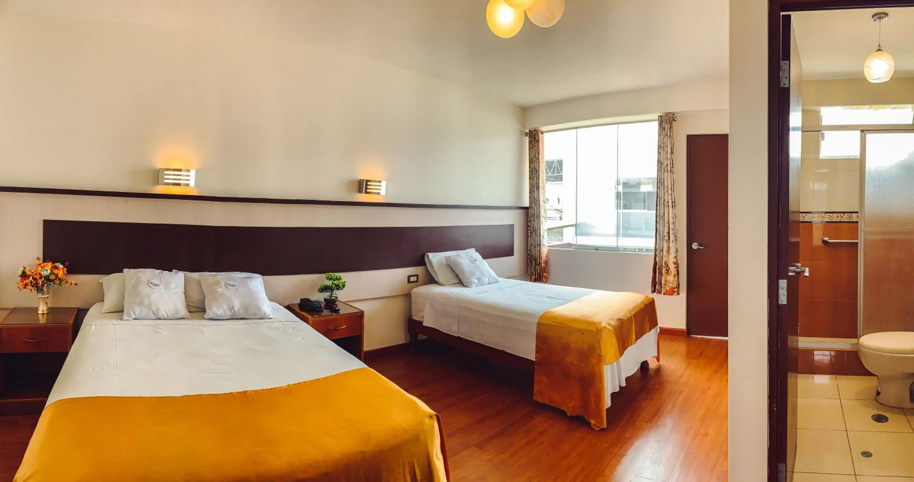 Bed in Hotel La Mansion