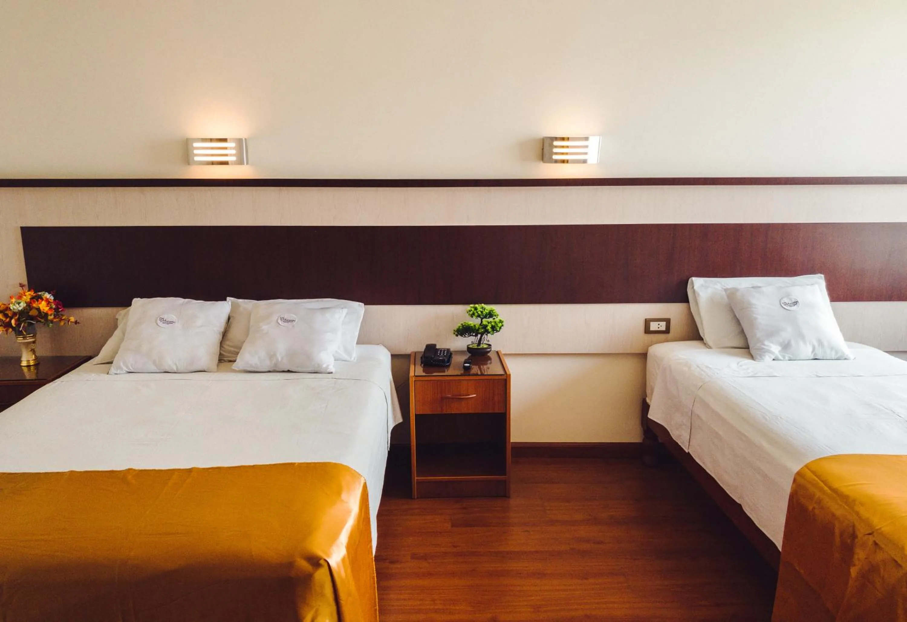 Bed in Hotel La Mansion
