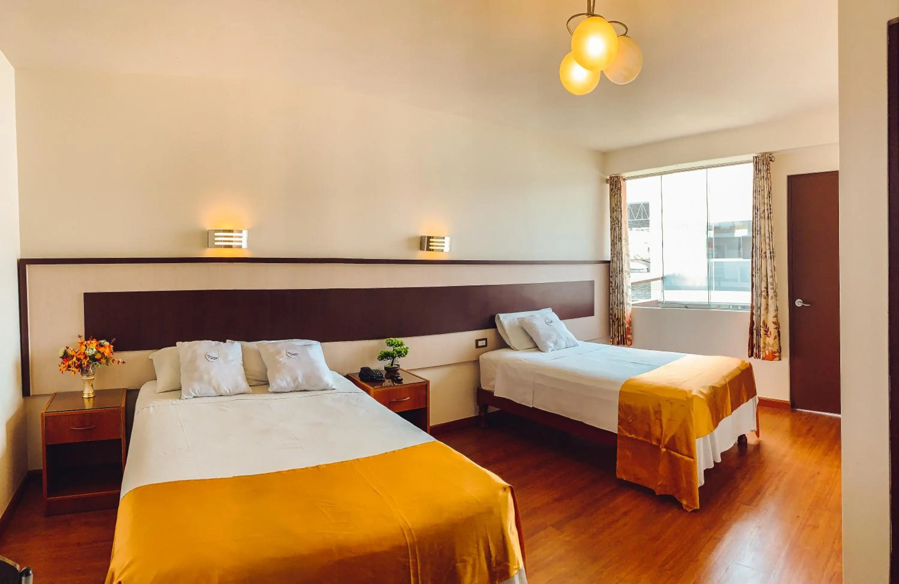 Bed in Hotel La Mansion