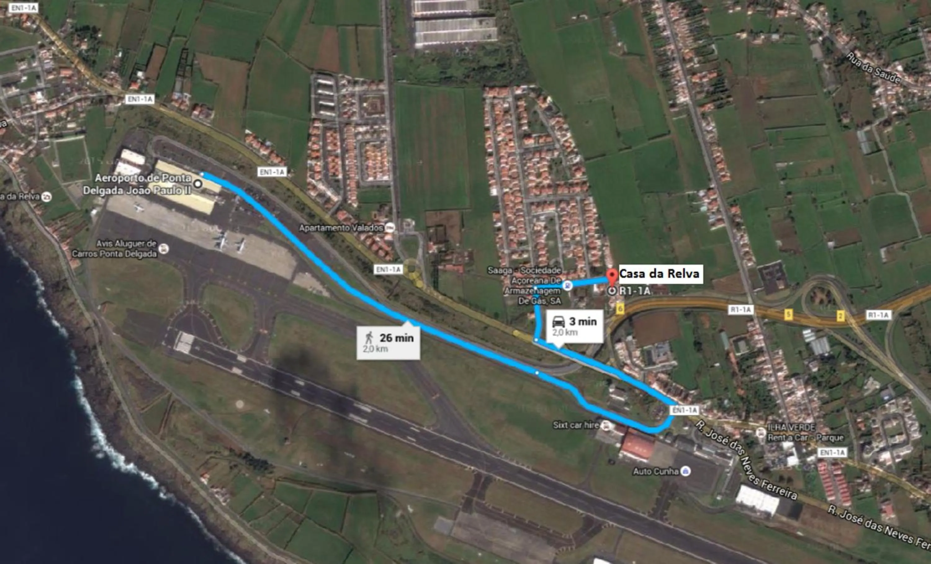 Location in Casa da Relva