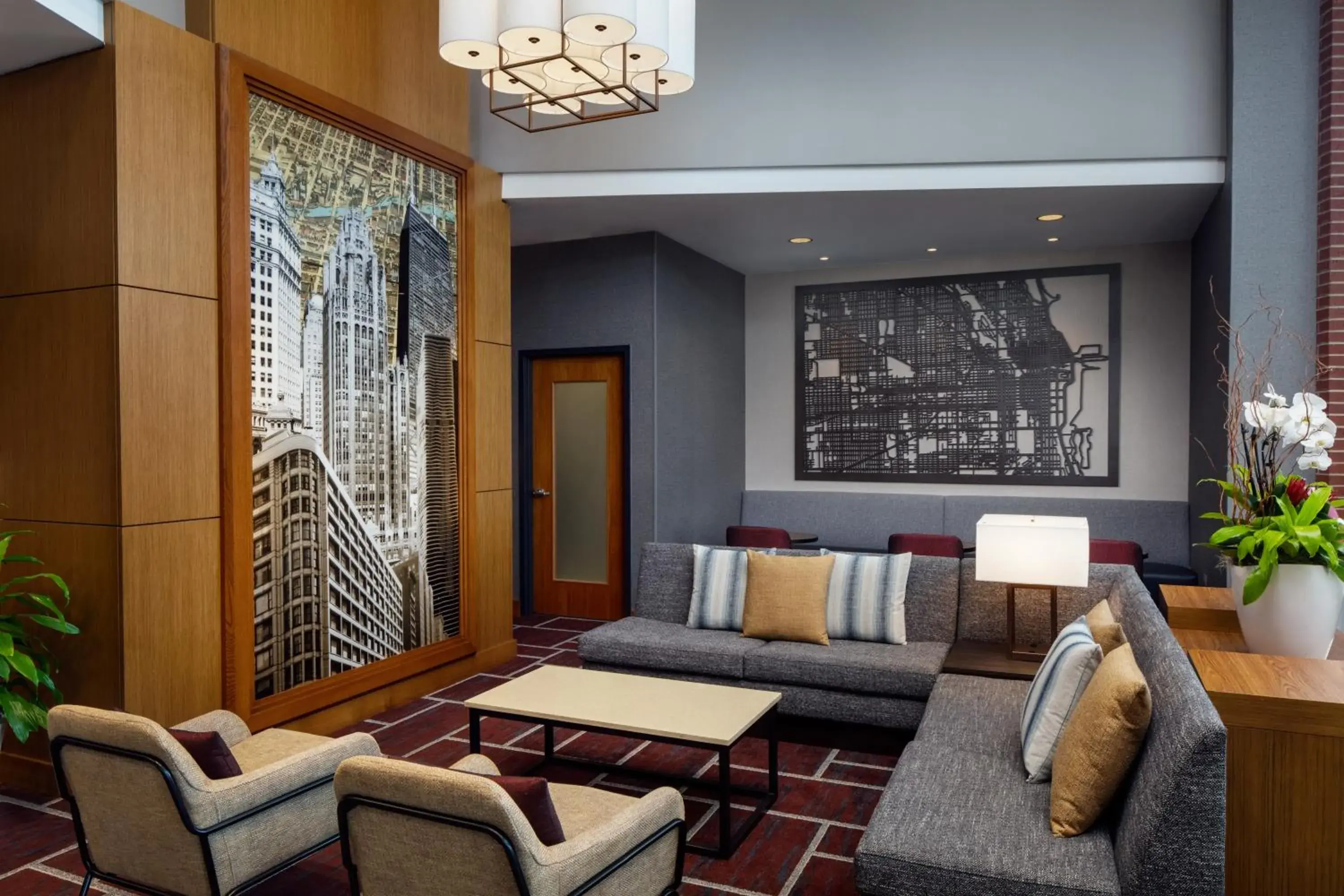 Lobby or reception in Hyatt Place Chicago Midway Airport Lobby or reception in Hyatt Place Chicago Midway Airport