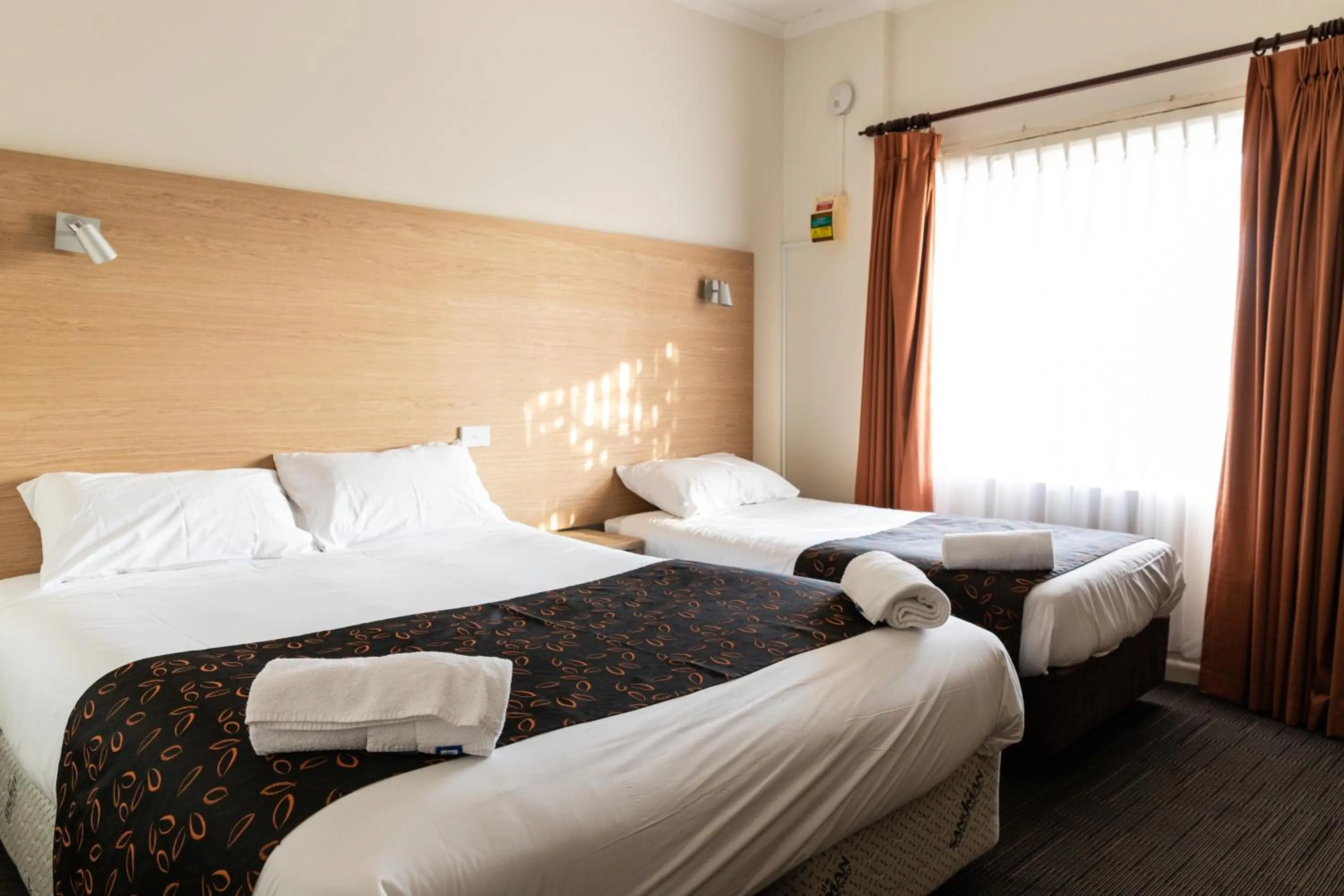 Bed in Sphinx Hotel