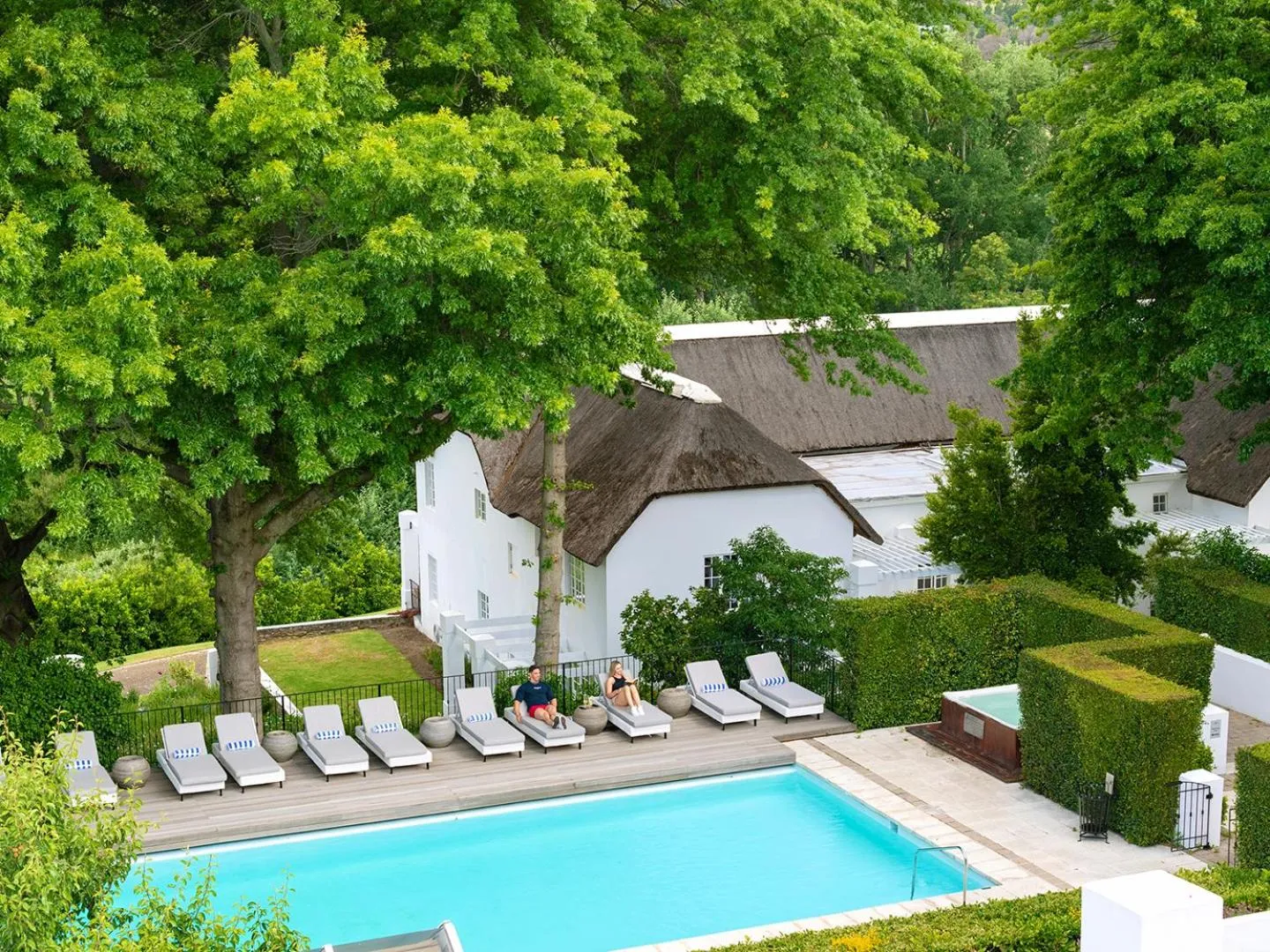 Swimming pool in Le Franschhoek Hotel & Spa by Dream Resorts