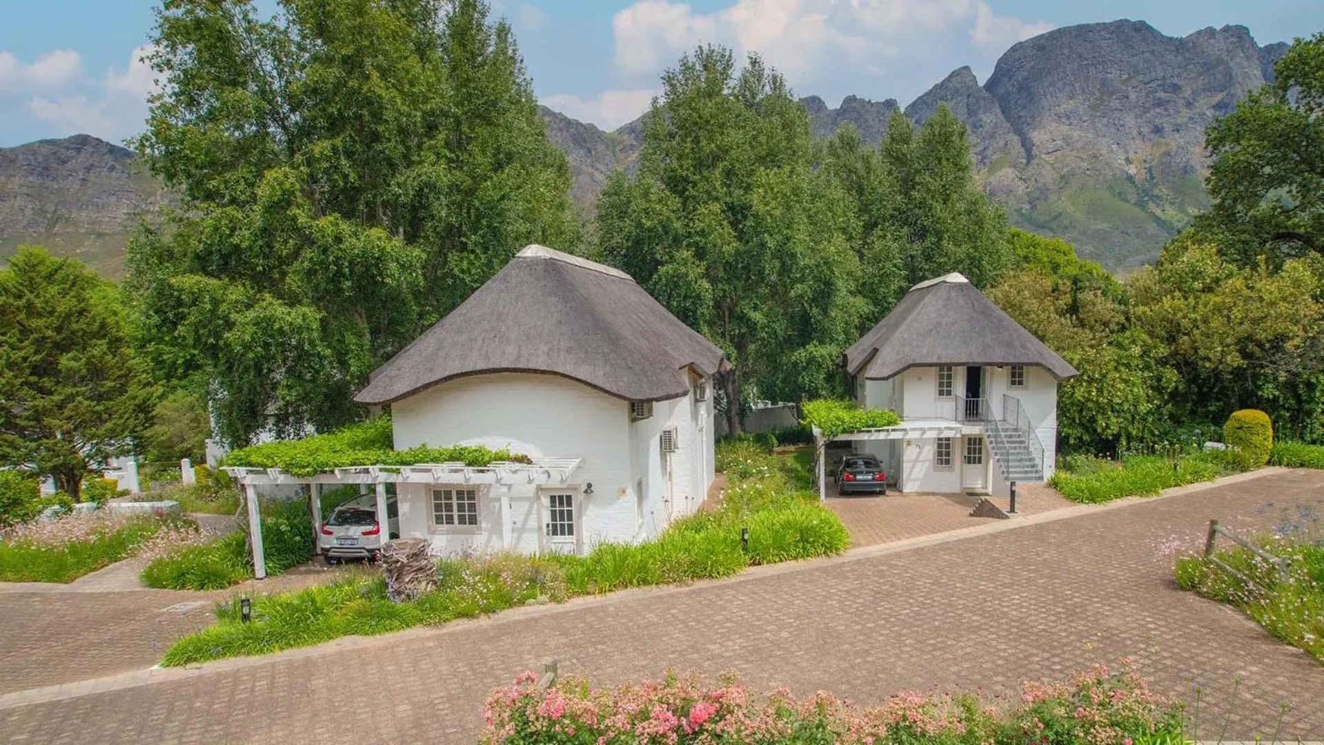 Property building in Le Franschhoek Hotel & Spa by Dream Resorts