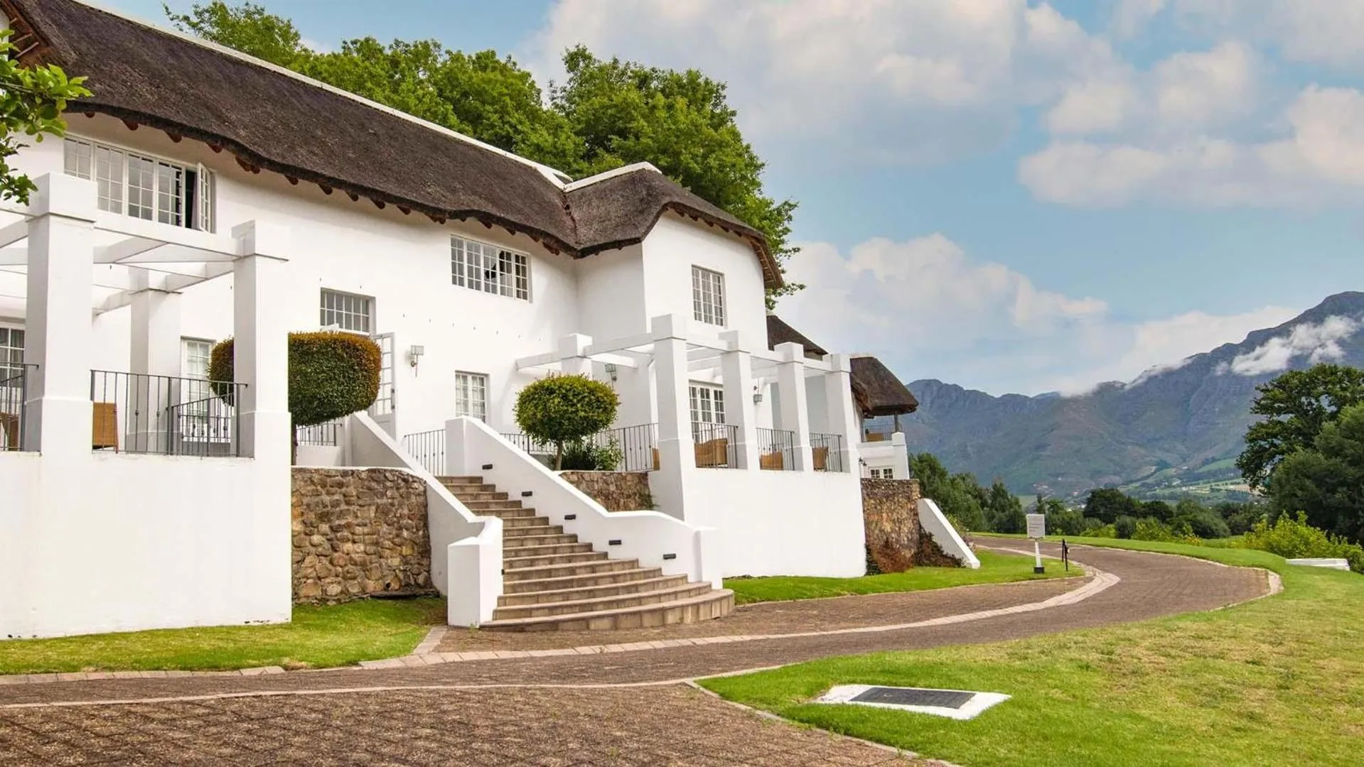 Property building in Le Franschhoek Hotel & Spa by Dream Resorts