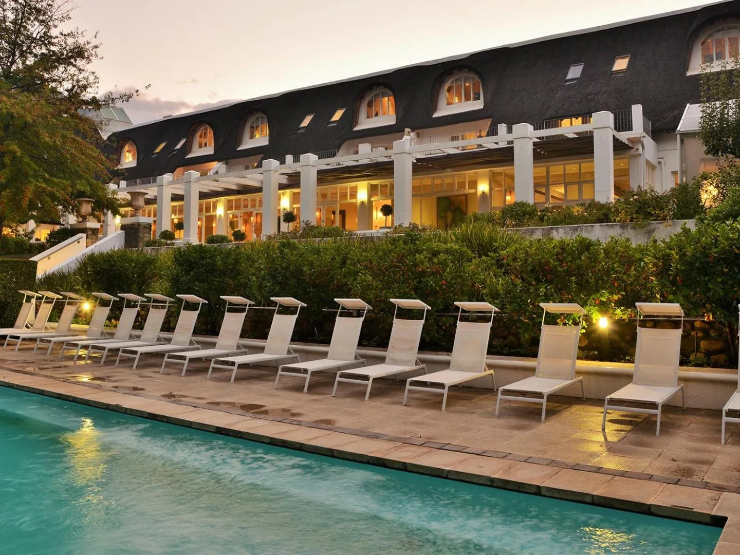 Swimming pool in Le Franschhoek Hotel & Spa by Dream Resorts