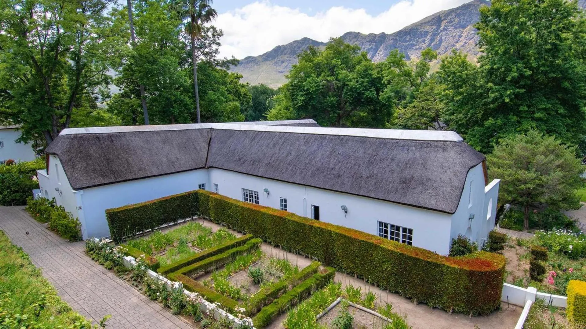 Property building in Le Franschhoek Hotel & Spa by Dream Resorts