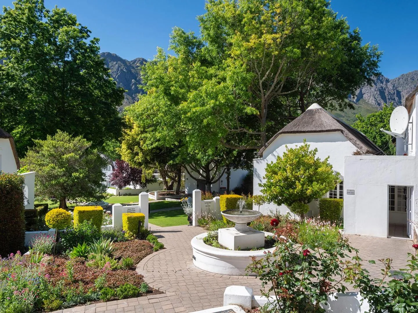 Garden view in Le Franschhoek Hotel & Spa by Dream Resorts