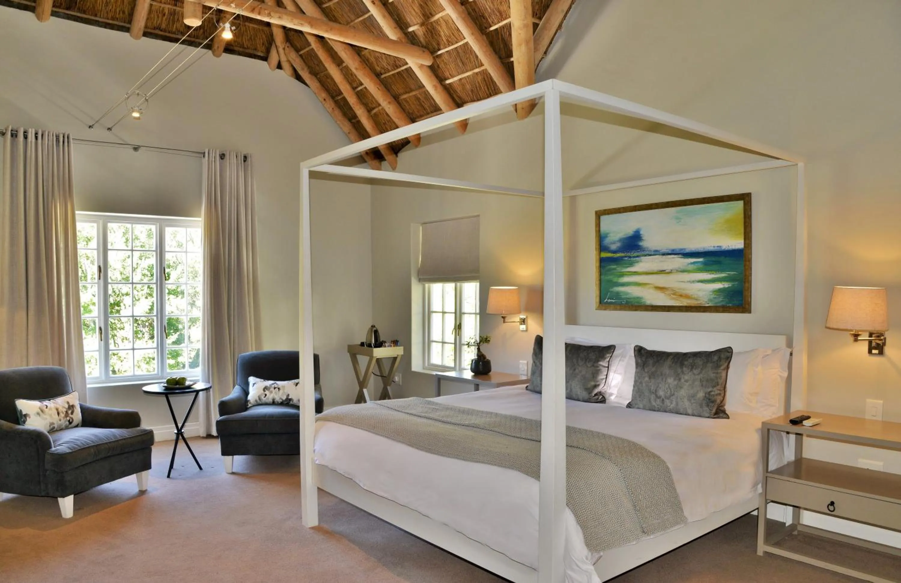 Bedroom, Bed in Le Franschhoek Hotel & Spa by Dream Resorts