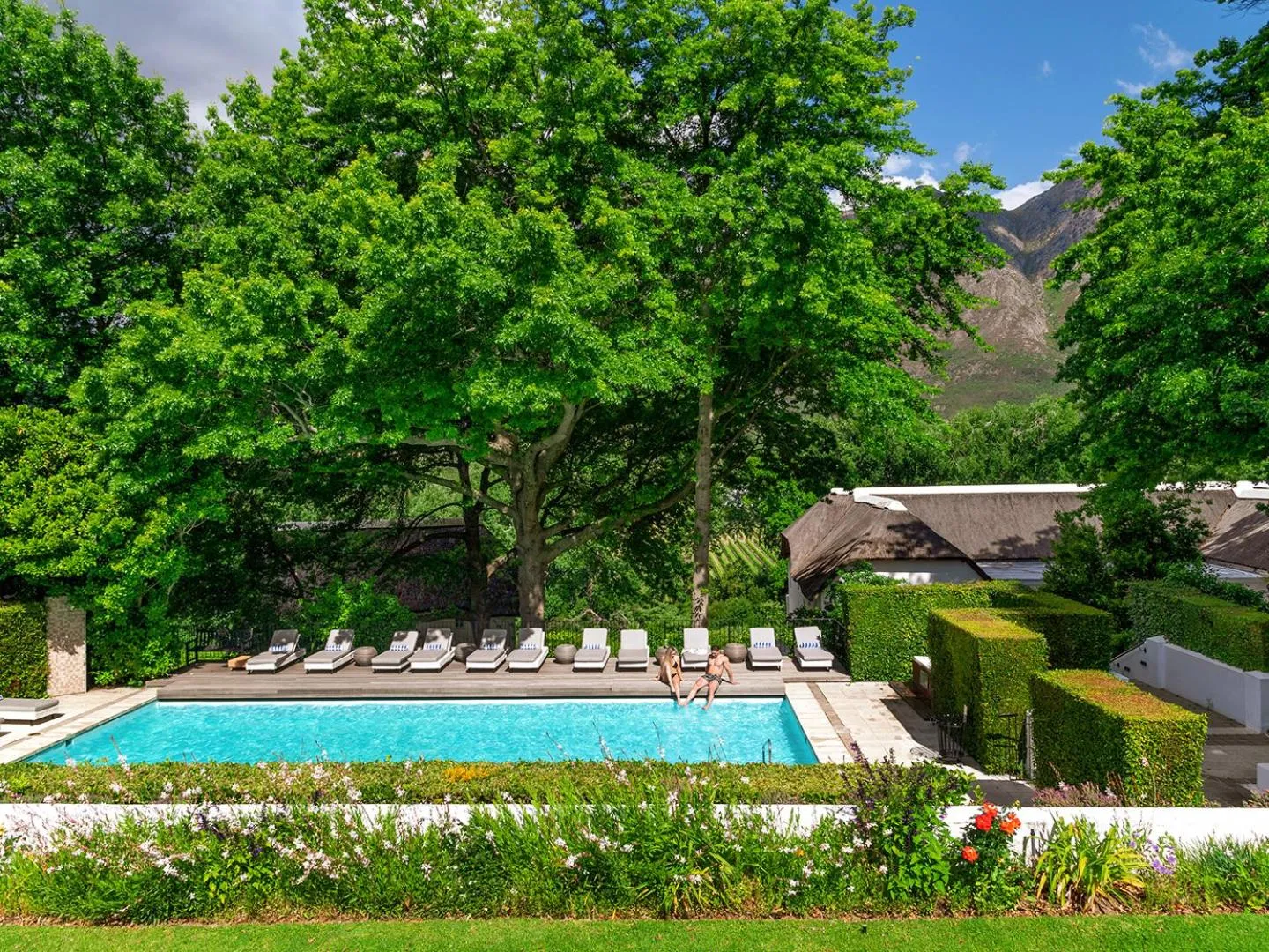 Swimming pool in Le Franschhoek Hotel & Spa by Dream Resorts