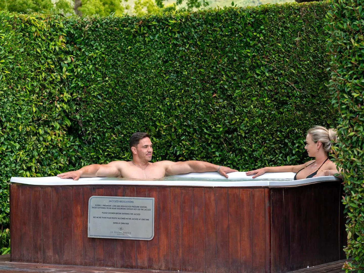 Hot Tub in Le Franschhoek Hotel & Spa by Dream Resorts