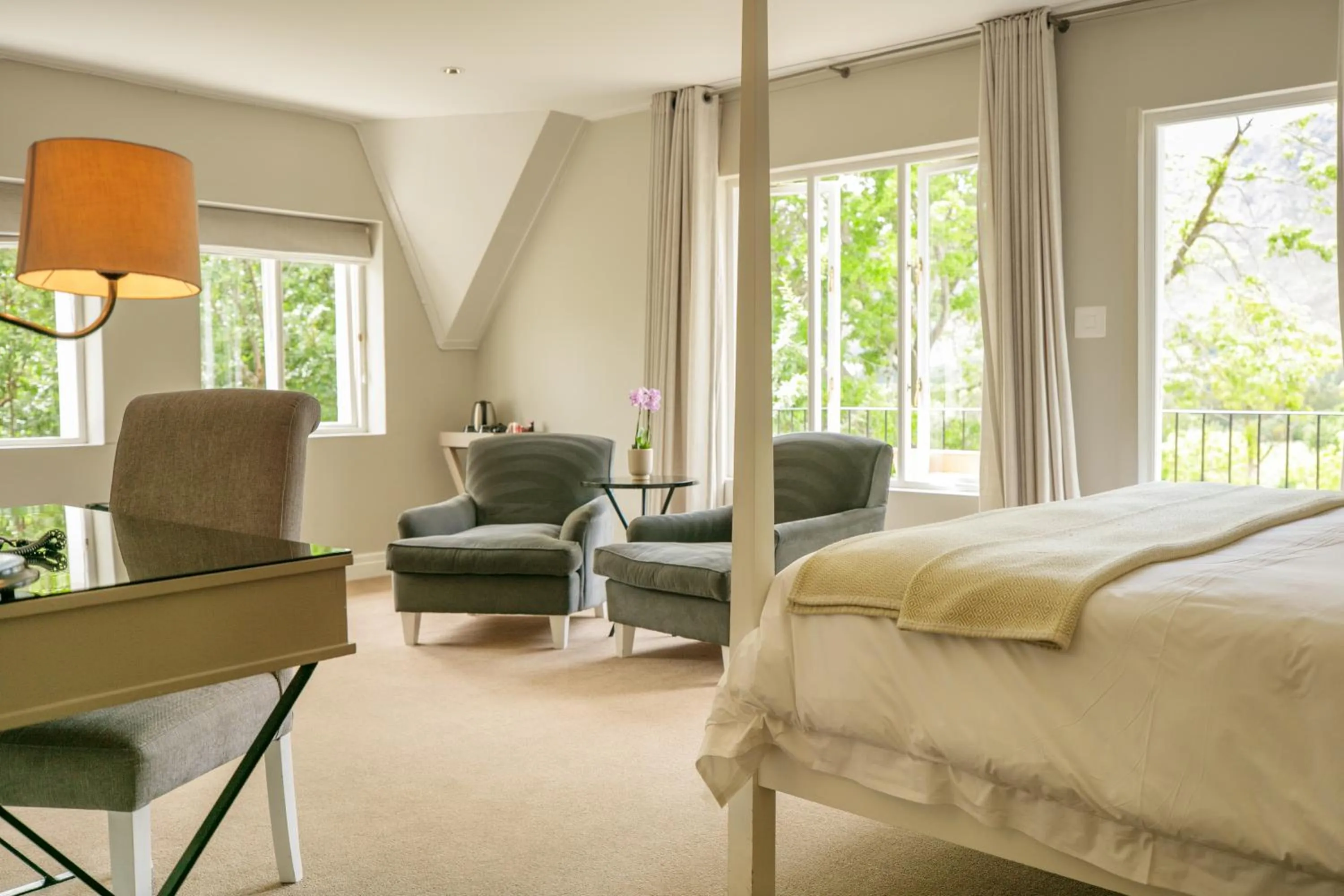 Bedroom, Bed in Le Franschhoek Hotel & Spa by Dream Resorts