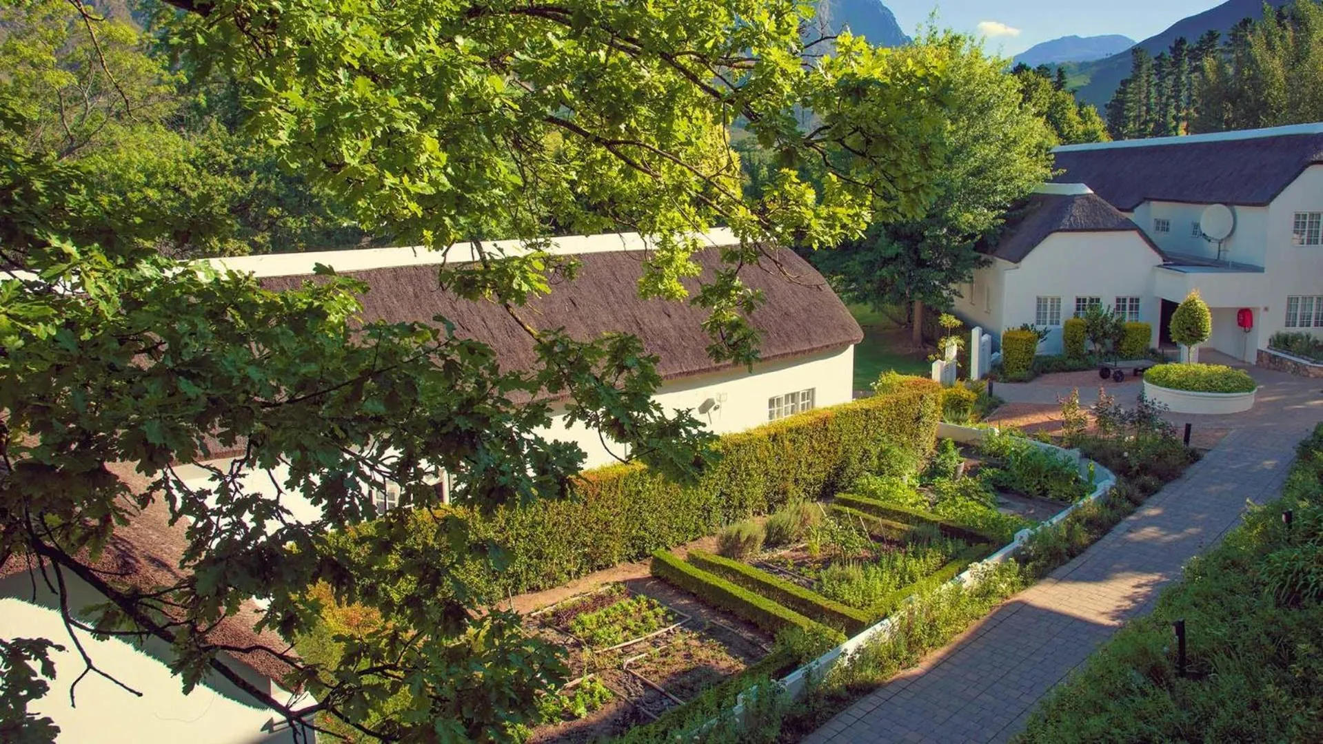 Property building in Le Franschhoek Hotel & Spa by Dream Resorts