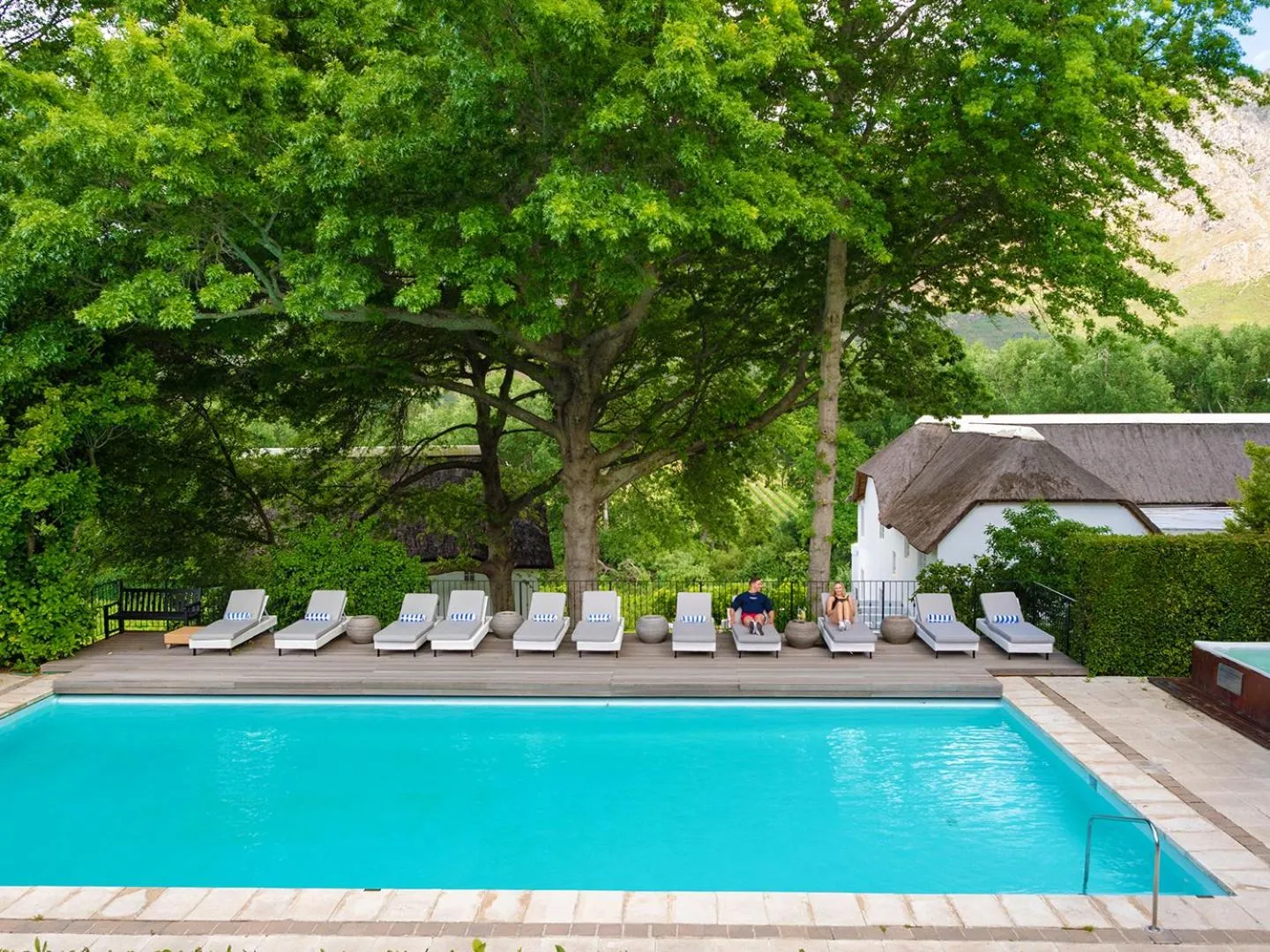 Pool view in Le Franschhoek Hotel & Spa by Dream Resorts