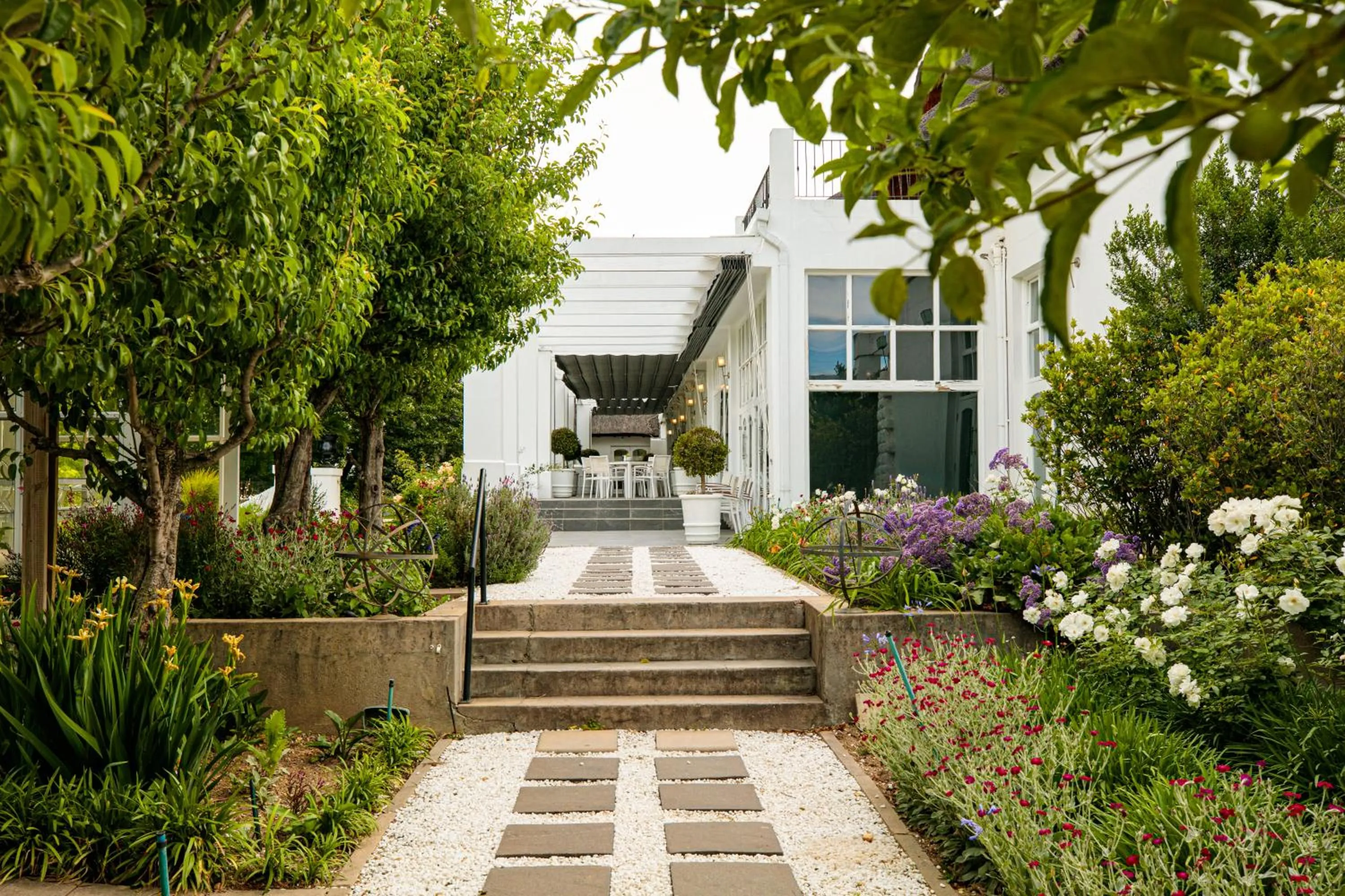 Property building in Le Franschhoek Hotel & Spa by Dream Resorts