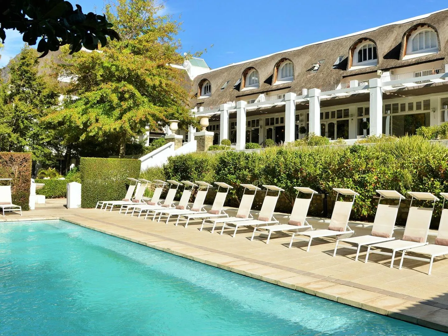 Swimming pool in Le Franschhoek Hotel & Spa by Dream Resorts
