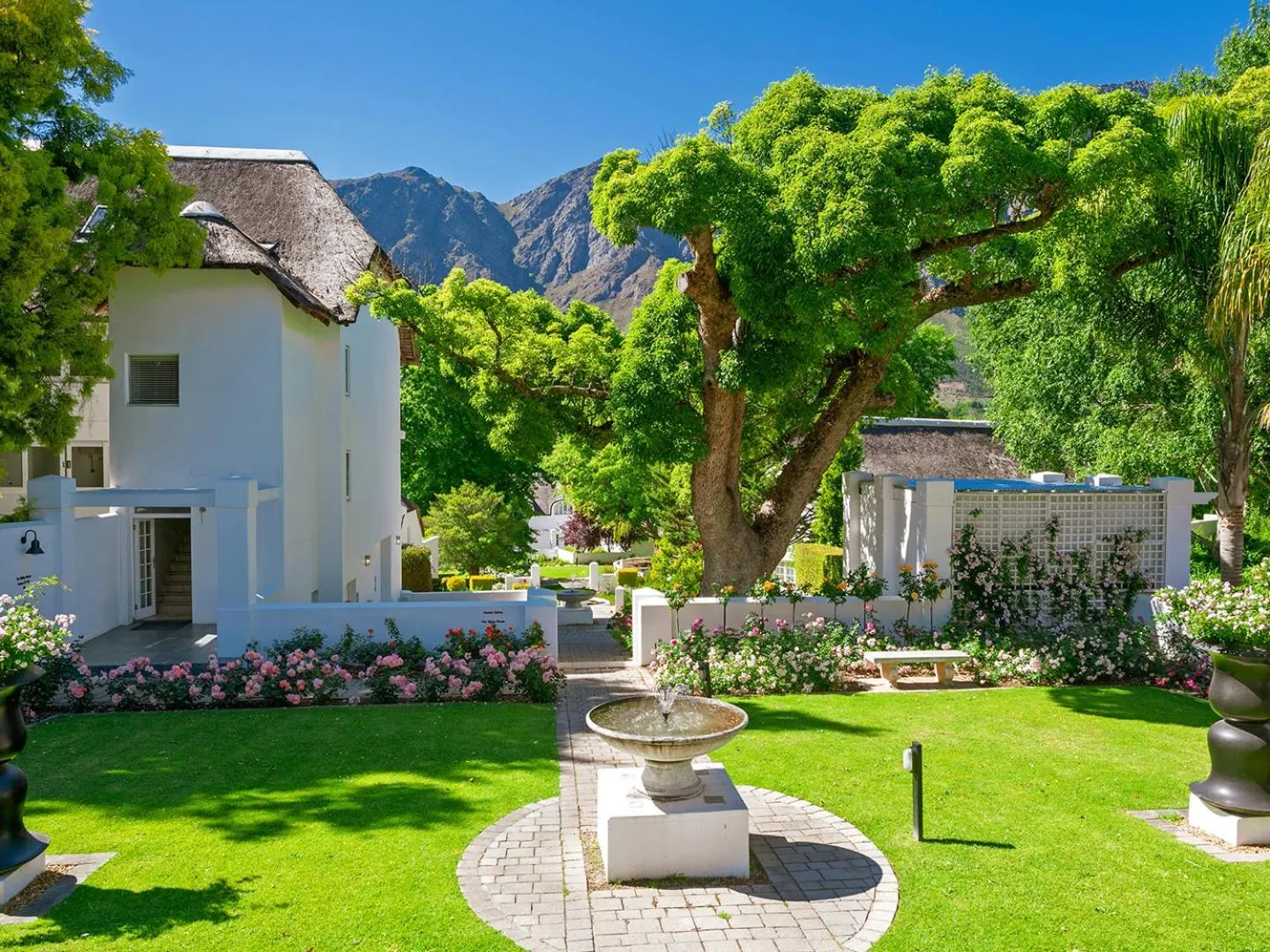 Garden view in Le Franschhoek Hotel & Spa by Dream Resorts