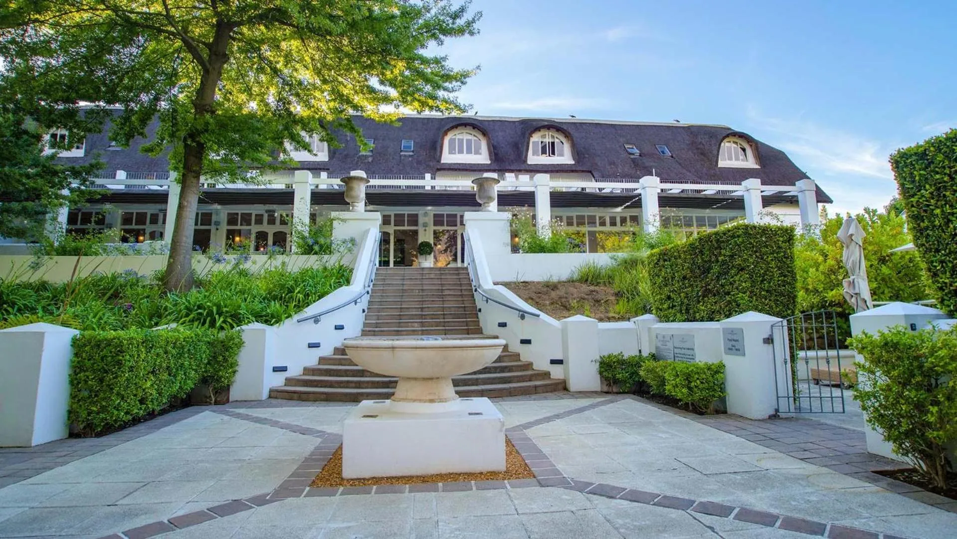 Property building in Le Franschhoek Hotel & Spa by Dream Resorts