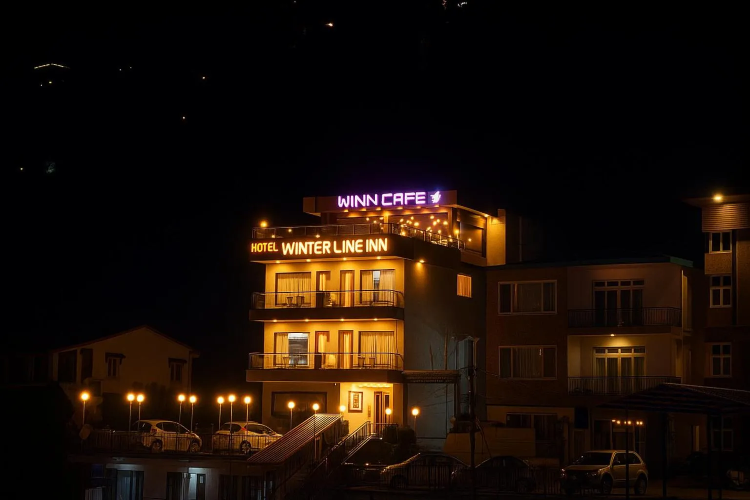 Property building in Hotel Winter Line Inn Near St Francis Monastery