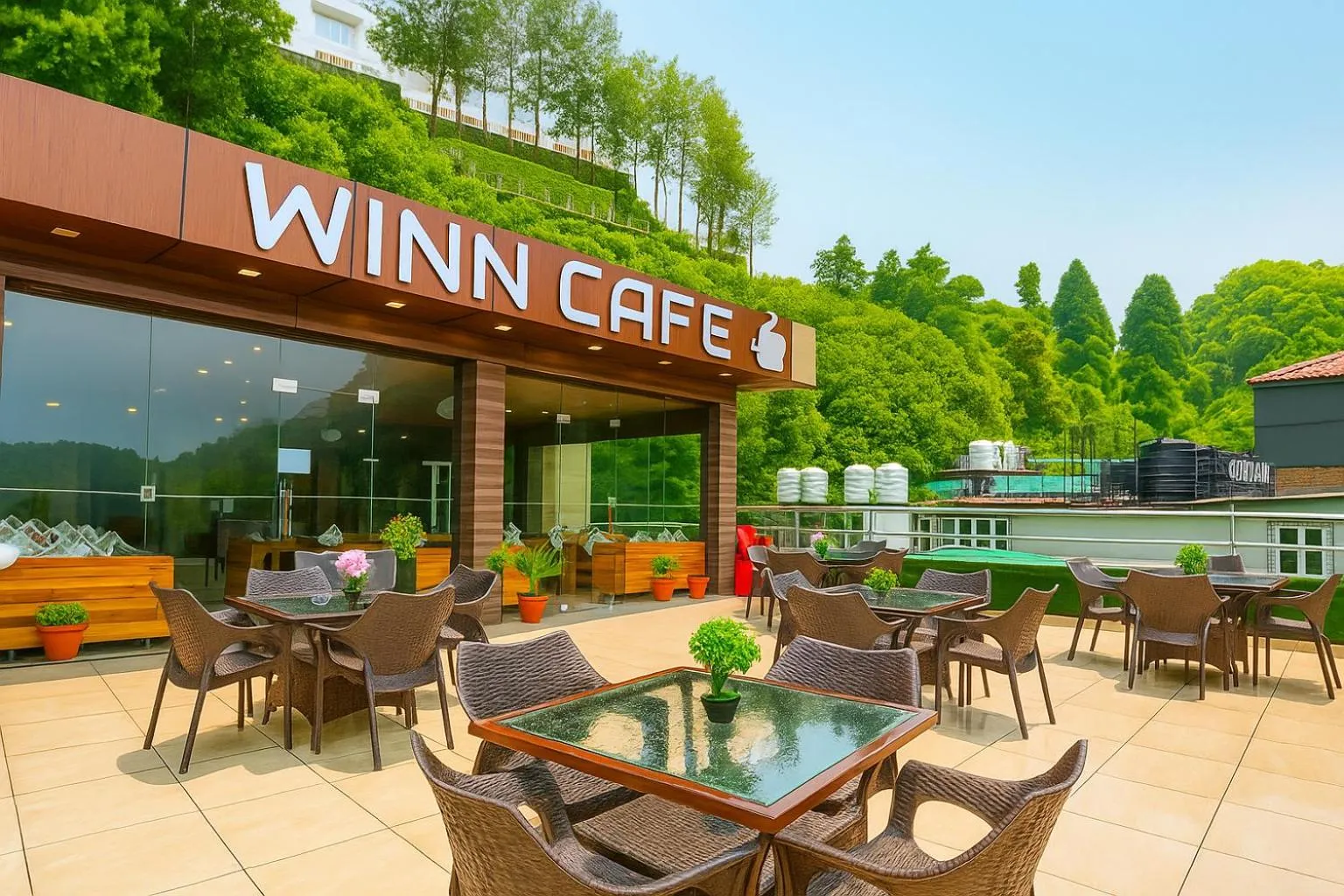 Restaurant/places to eat in Hotel Winter Line Inn Near St Francis Monastery