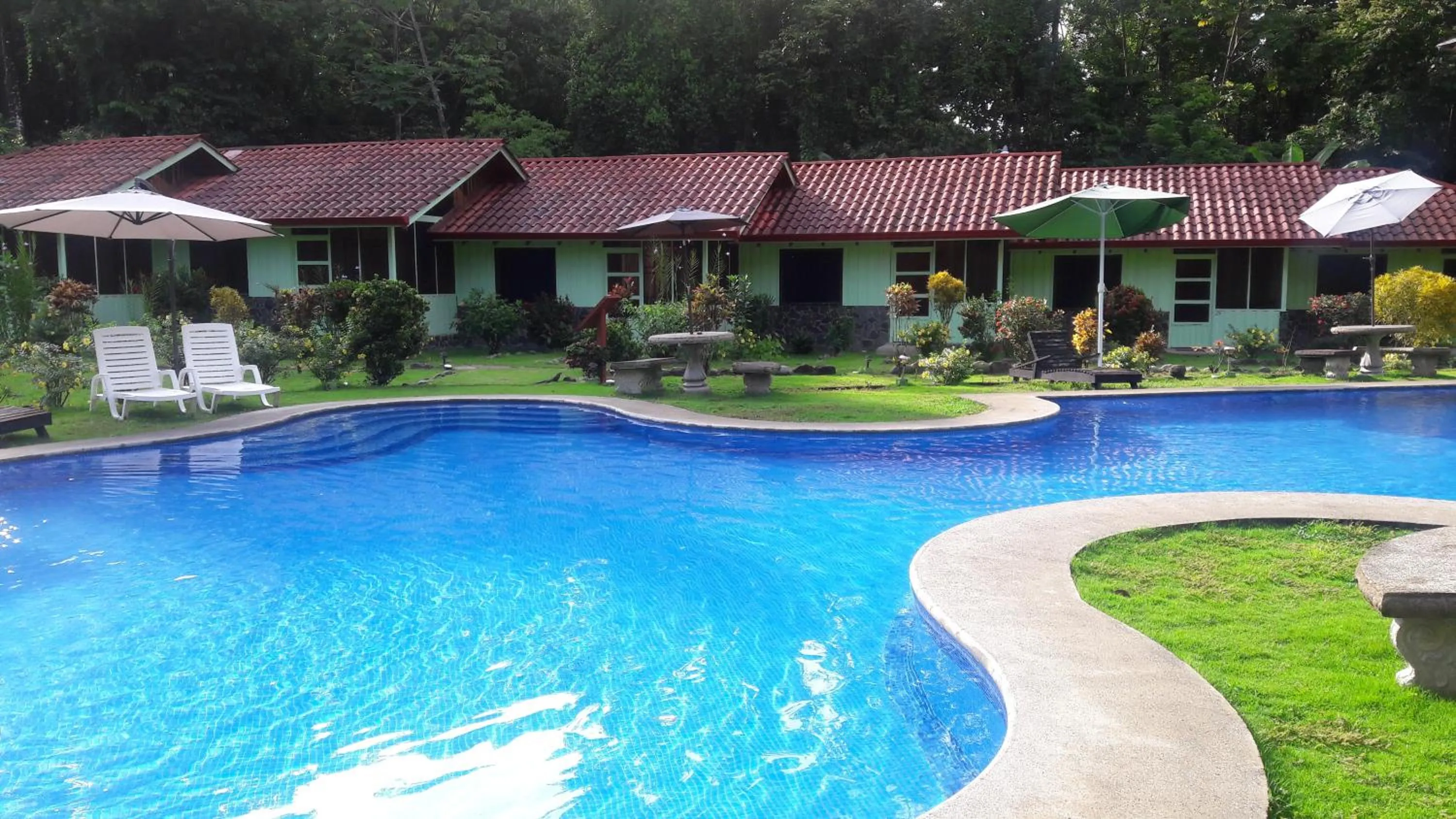 Pool view in Hacienda Baru
