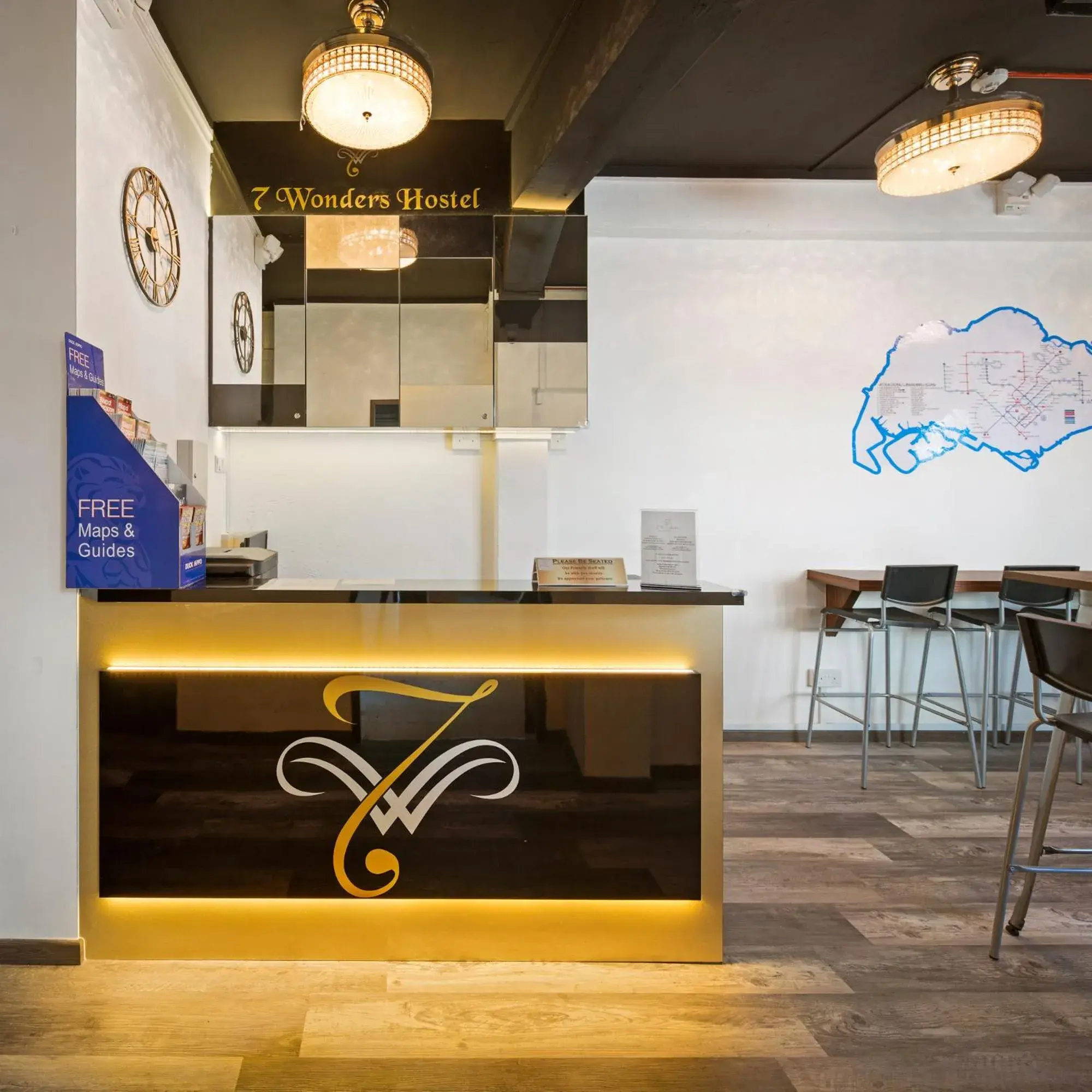 Lobby or reception in 7 Wonders Hostel at Upper Dickson Lobby or reception in 7 Wonders Hostel at Upper Dickson