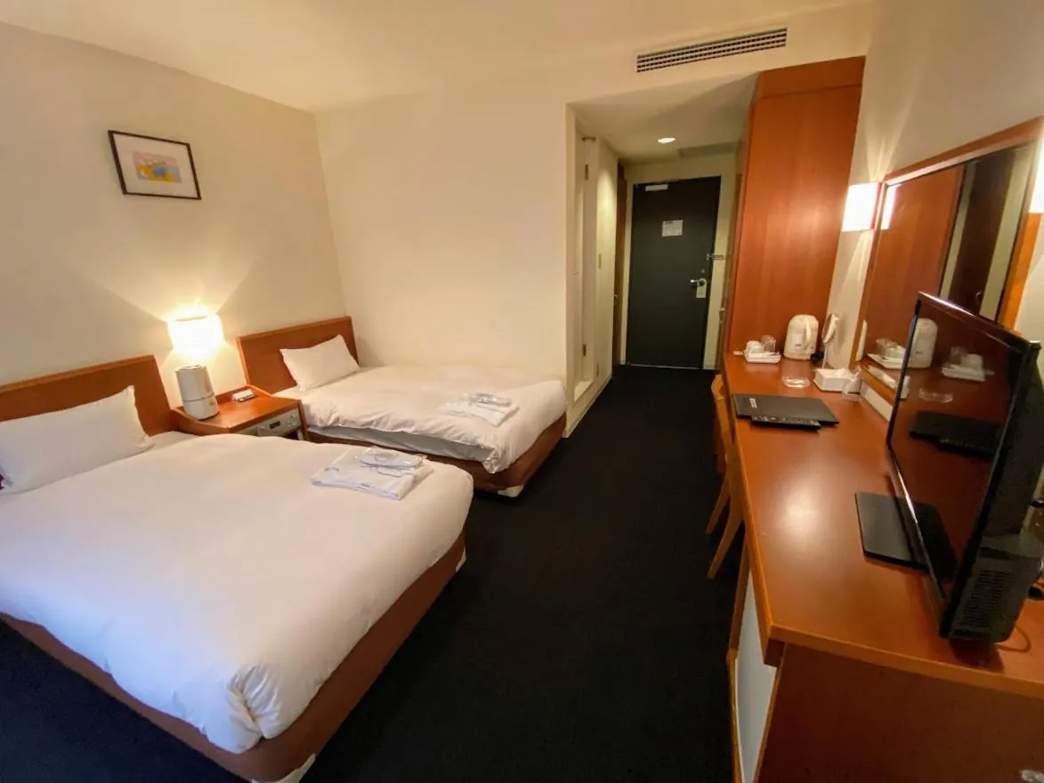Bed in Blue Port Hotel Kitakyushu Airport