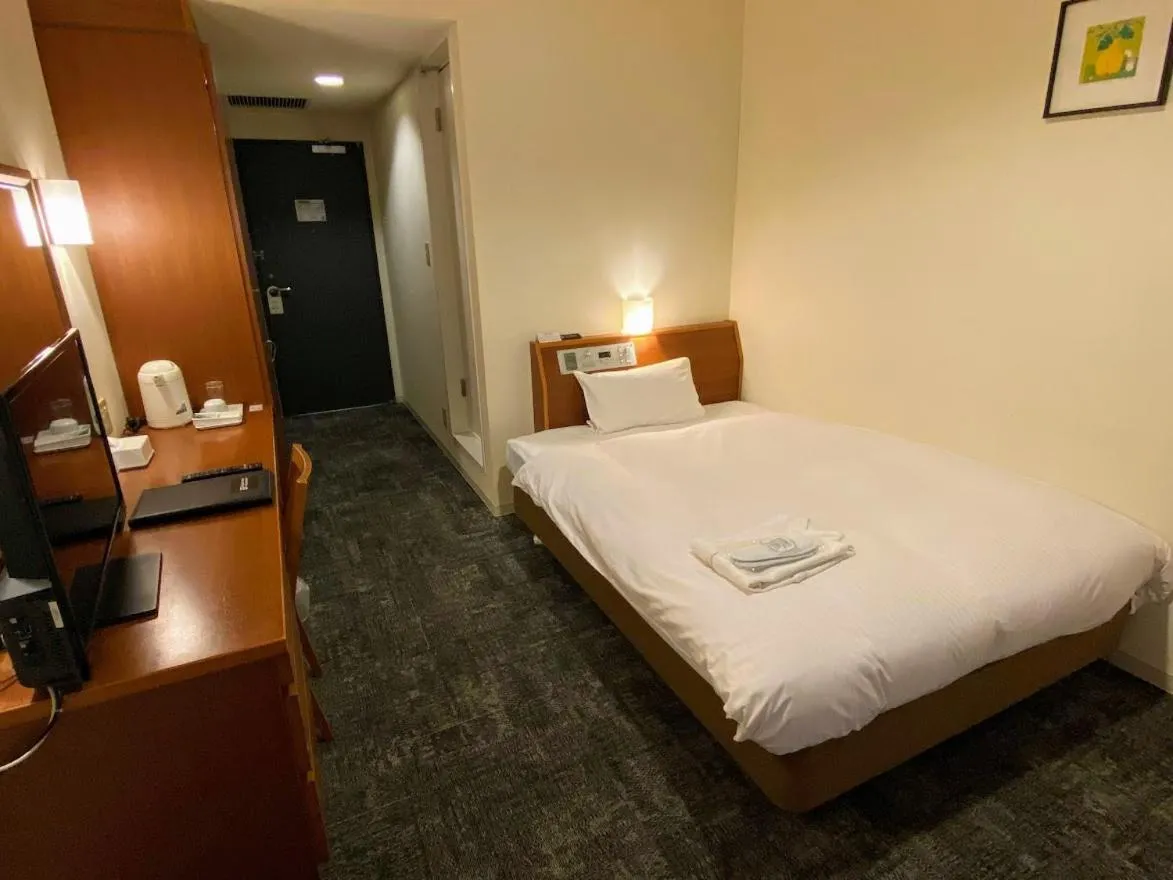 Bed in Blue Port Hotel Kitakyushu Airport