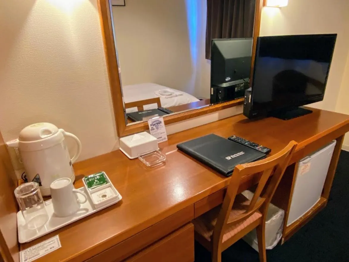 Bed in Blue Port Hotel Kitakyushu Airport