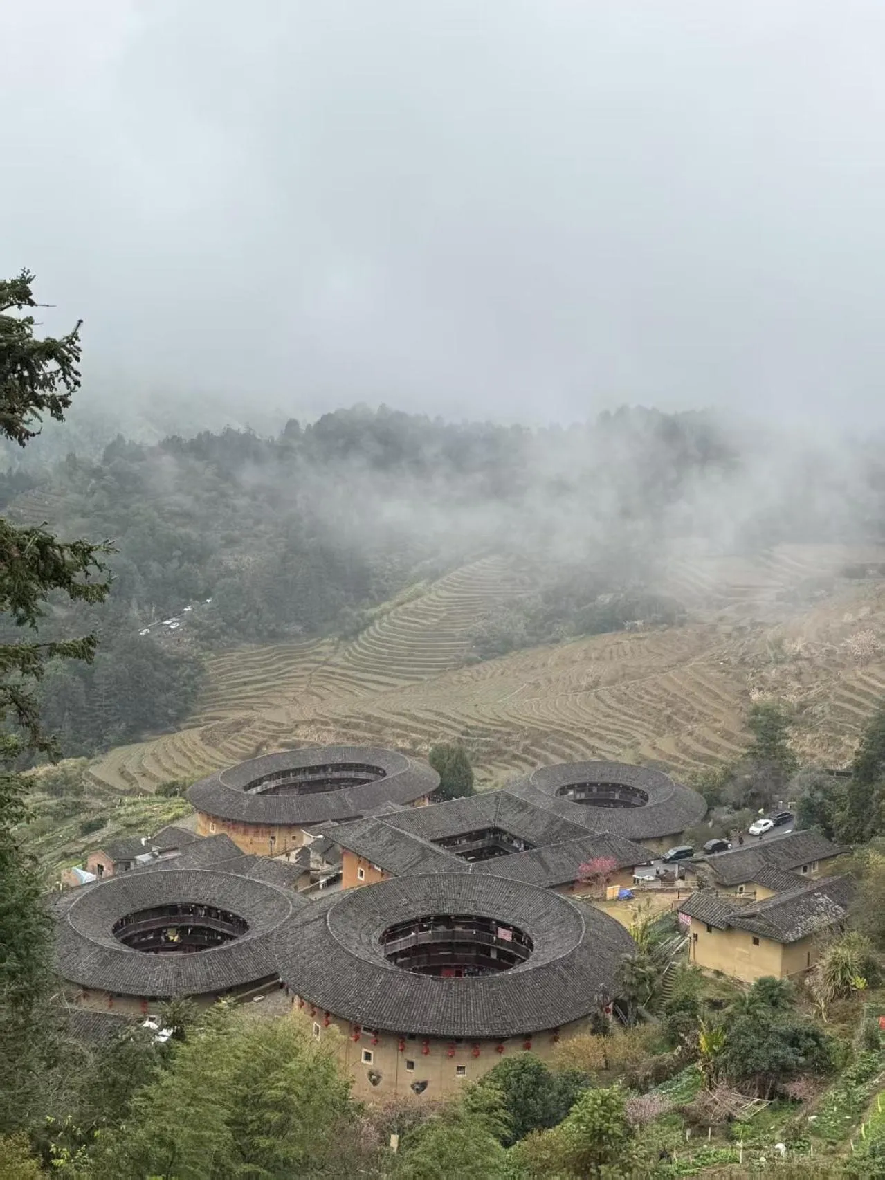 Natural landscape in Tulou Herongzhuang Inn