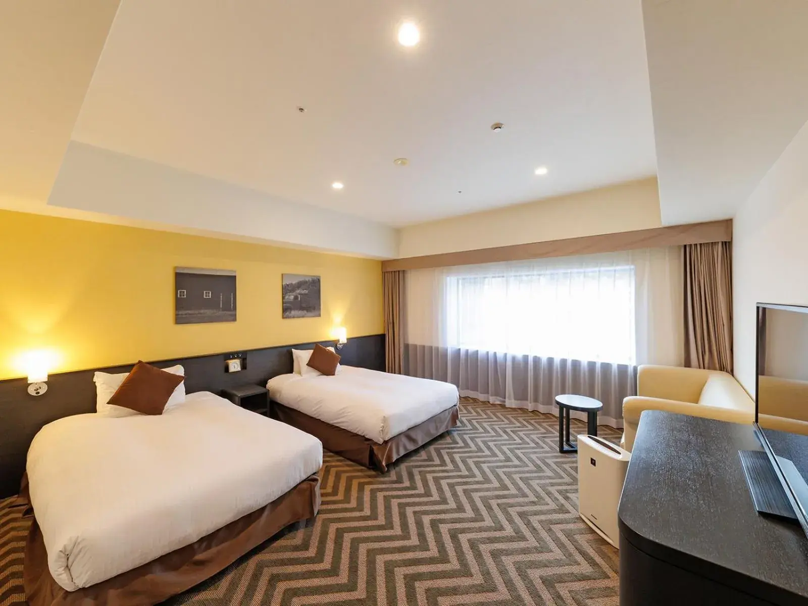 Standard Floor City View Twin Room in The Park Front Hotel at Universal Studios Japan Standard Floor City View Twin Room in The Park Front Hotel at Universal Studios Japan