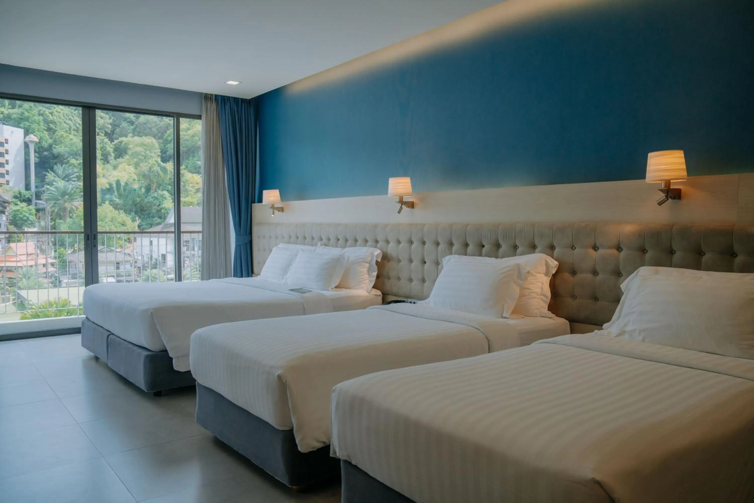 Bed in BlueSotel Krabi AoNang Beach