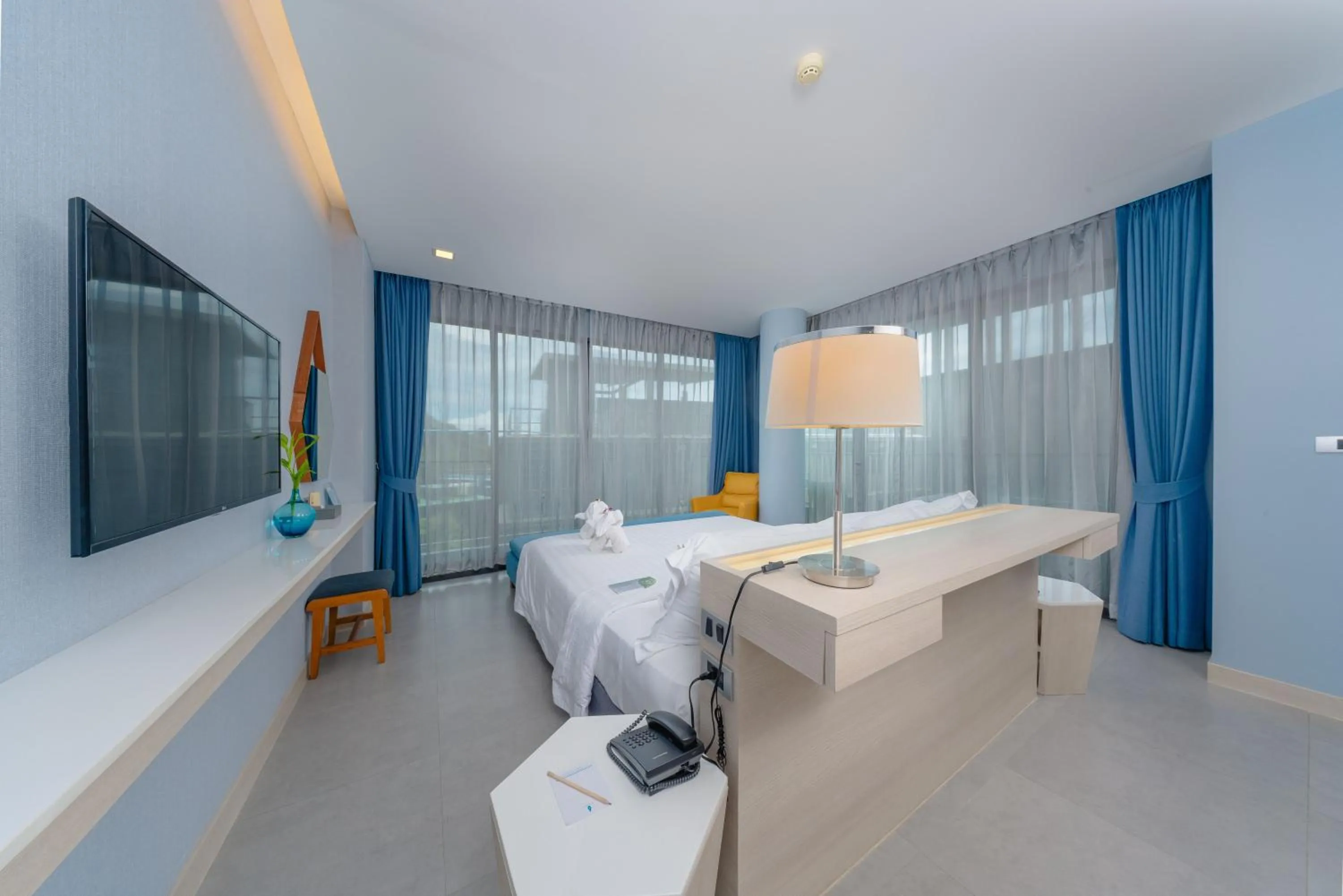 Bed in BlueSotel Krabi AoNang Beach