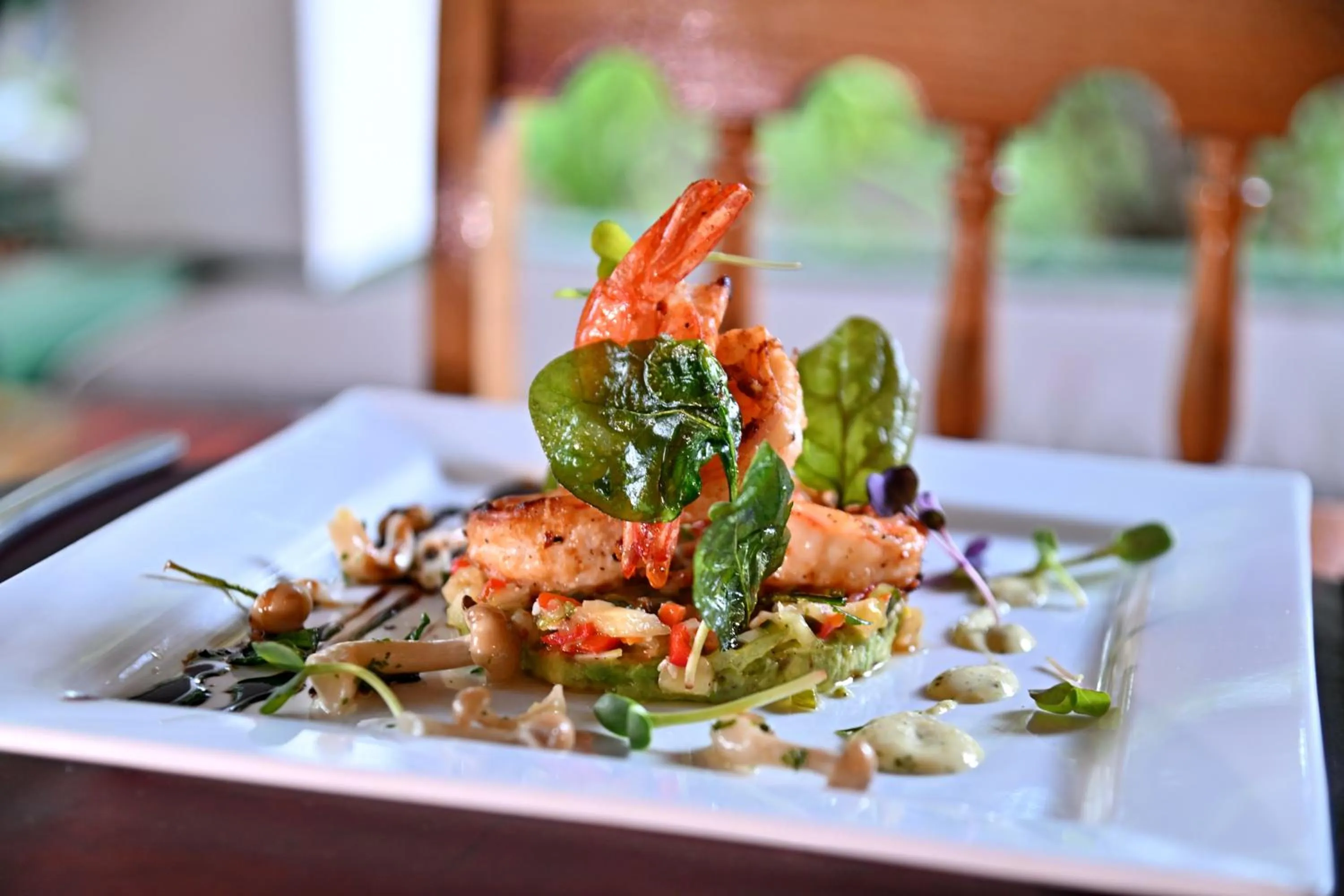 Restaurant/places to eat in Mimosa Lodge