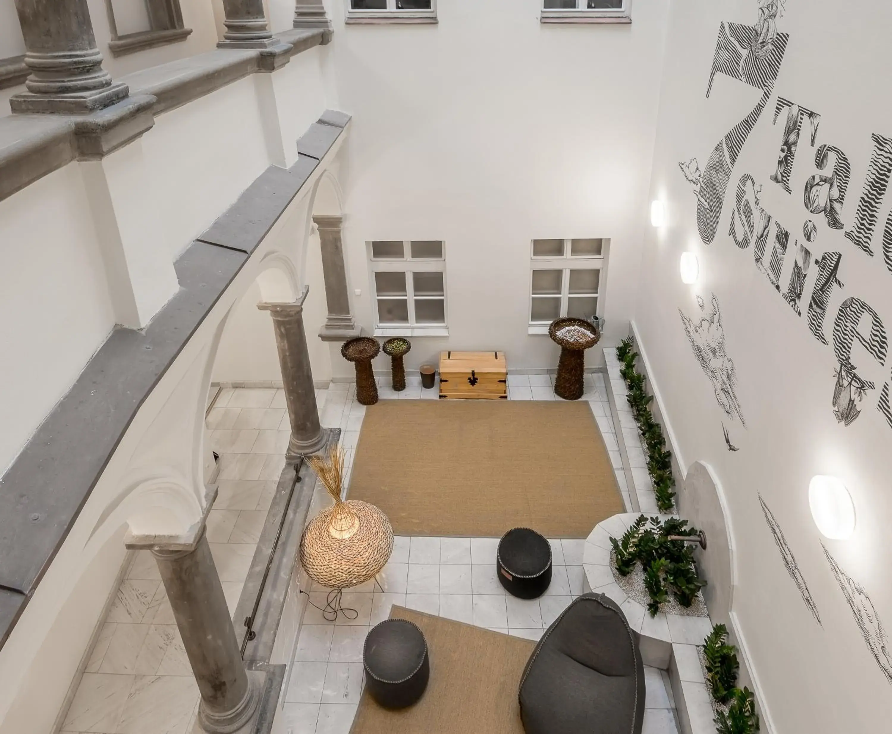 Lobby or reception in 7 Tales Apartments by Adrez Lobby or reception in 7 Tales Apartments by Adrez