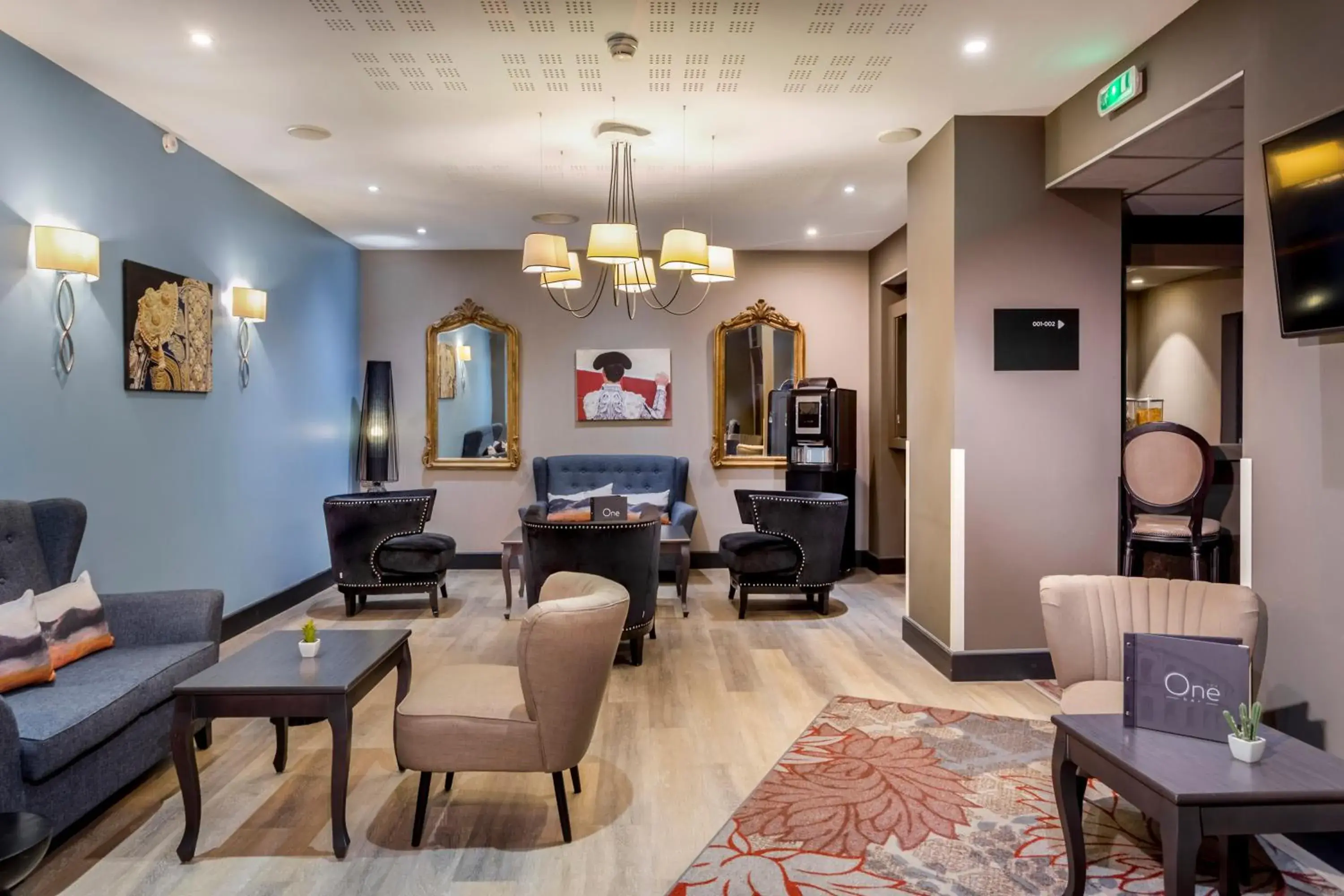 Lounge or bar in Appart'City Collection Nîmes Arènes Lounge or bar in Appart'City Collection Nîmes Arènes