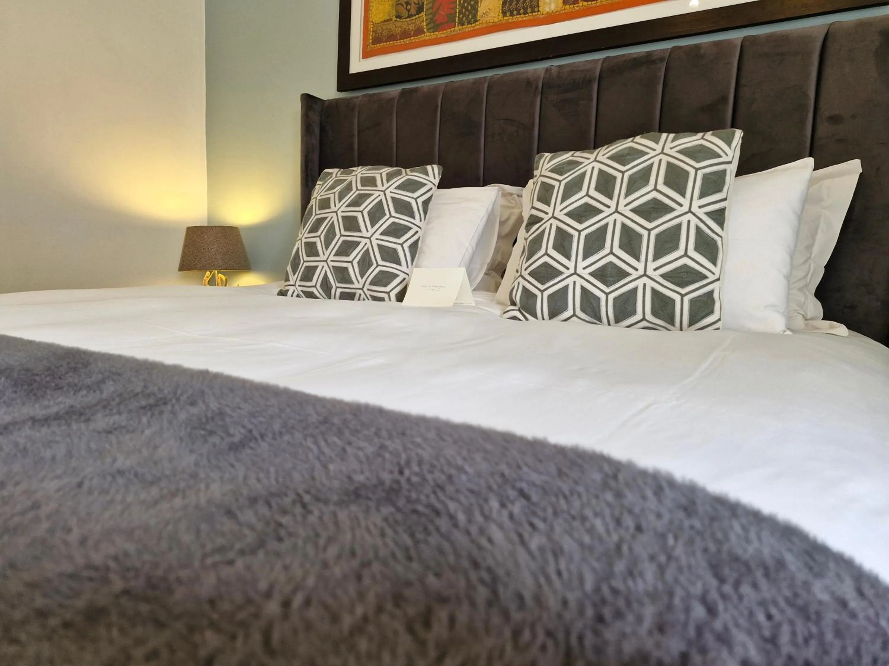 Decorative detail, Bed in B&B on Buckingham Guest House