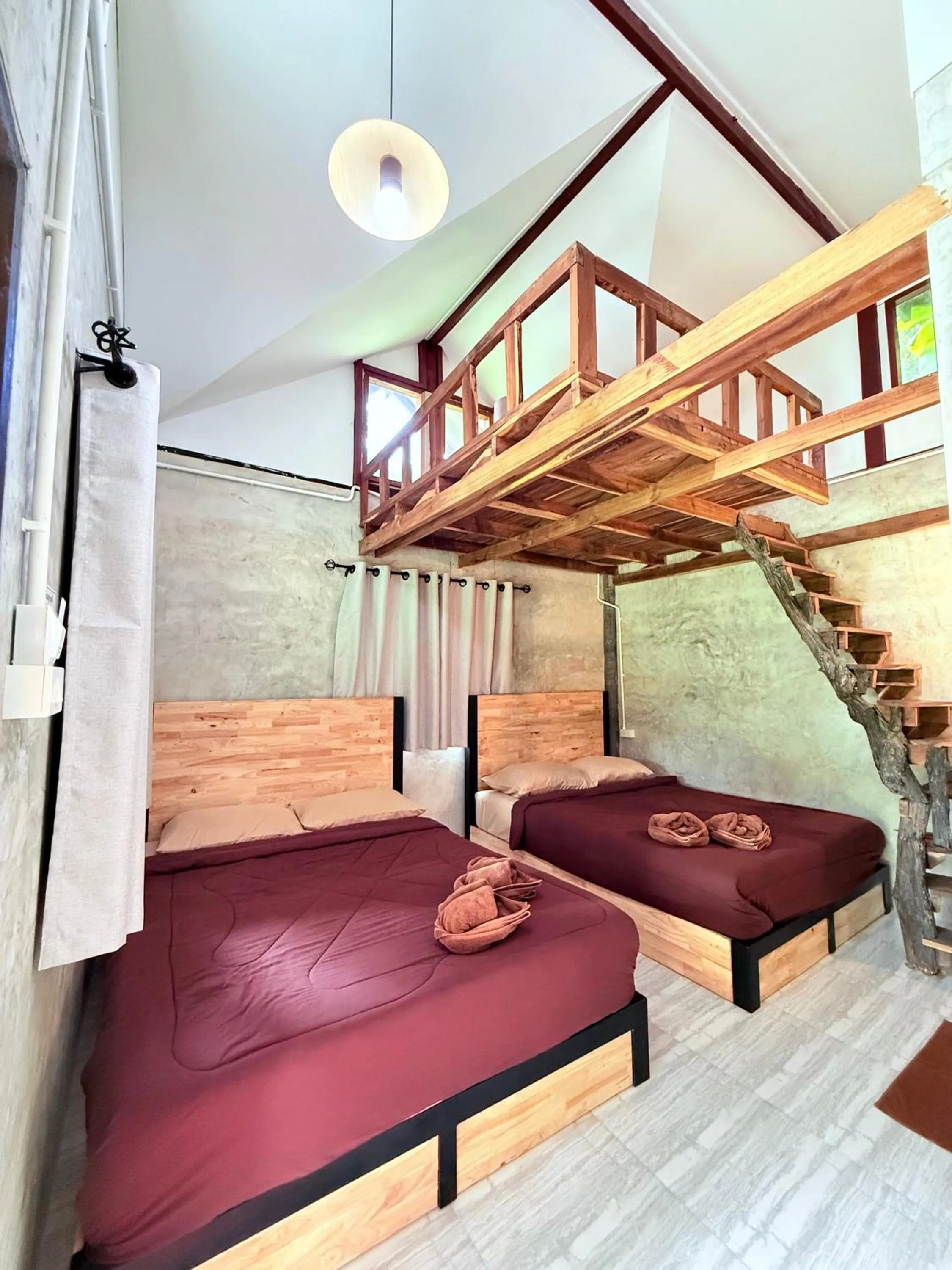 Bedroom, Bed in Eve house koh kood