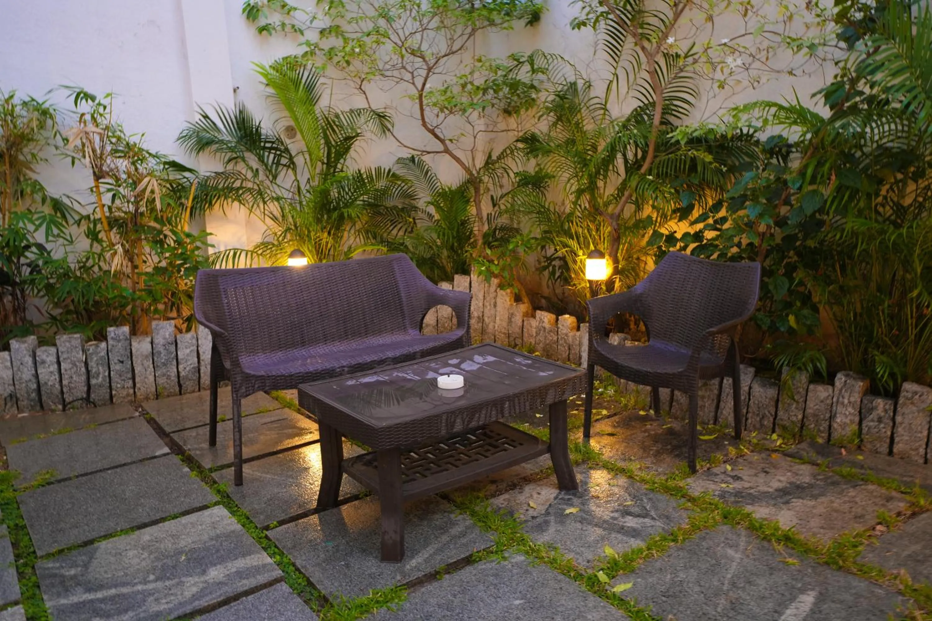 Inner courtyard view in Avenue 11 Boutique Residences, Poes Garden Chennai