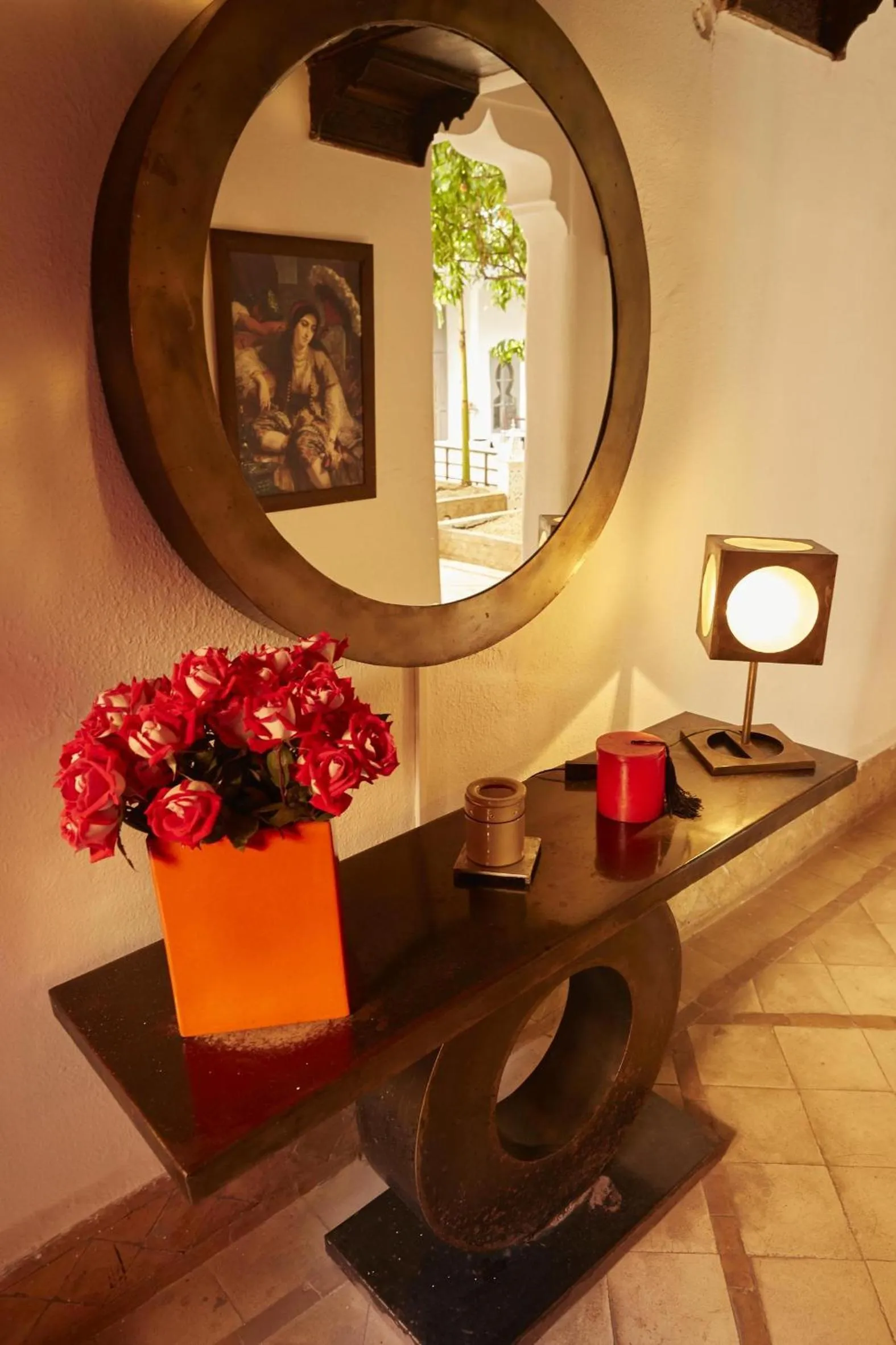 Lobby or reception in Riad Les Jardins d'Henia