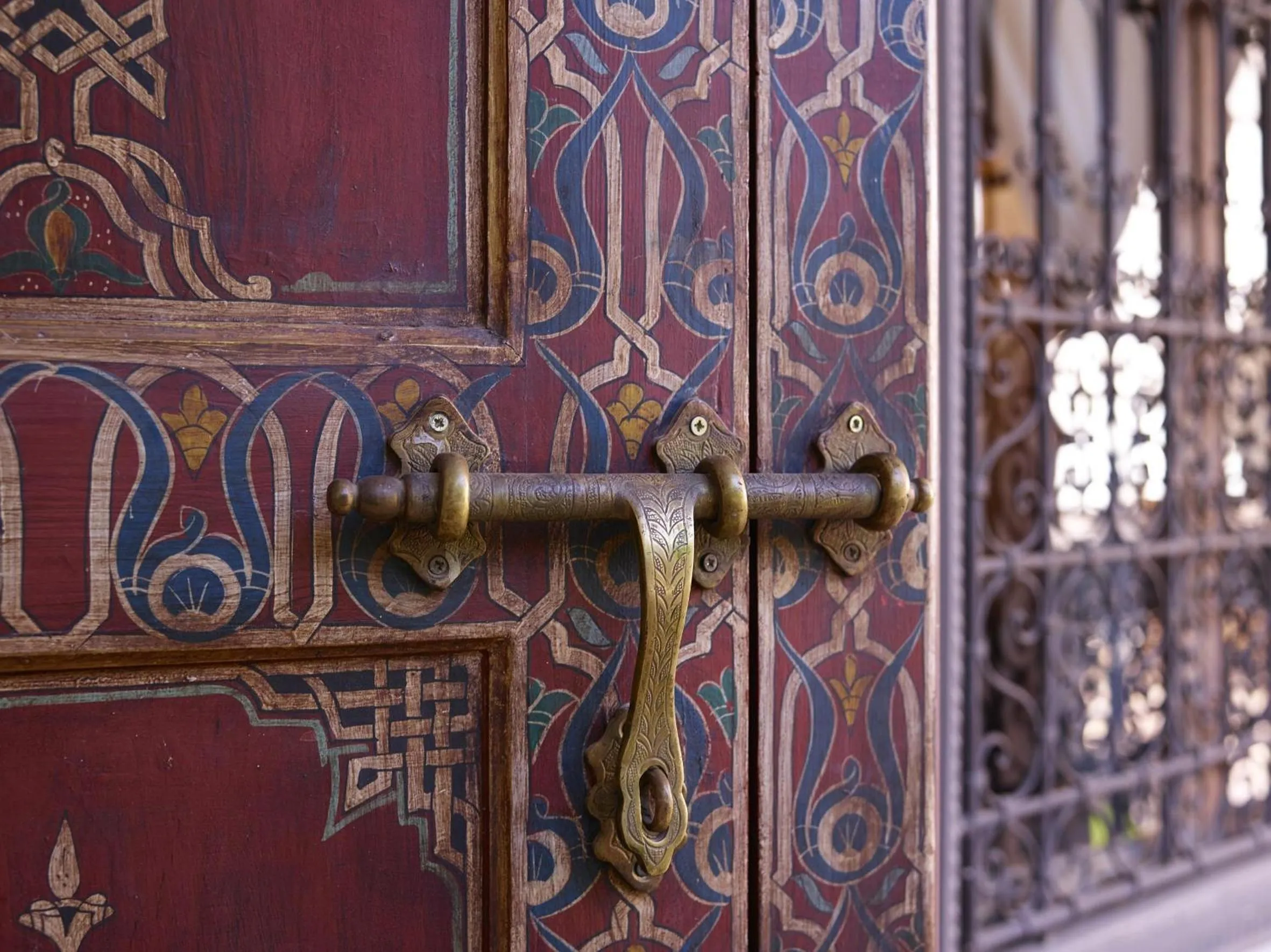 Decorative detail in Riad Les Jardins d'Henia