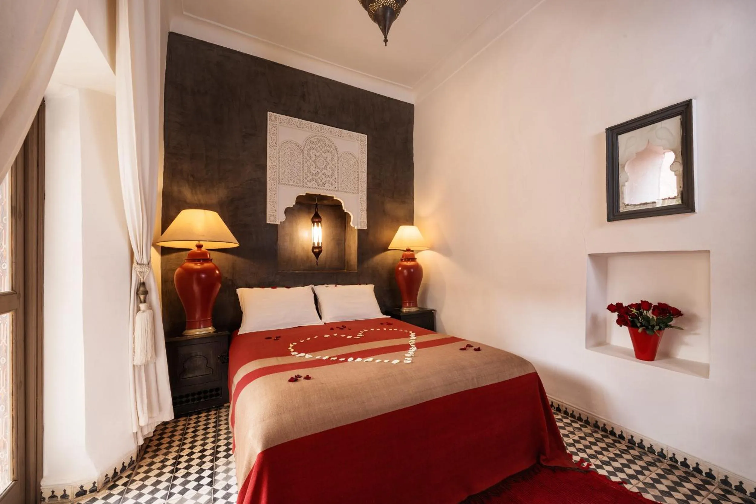 Bedroom, Bed in Riad Les Jardins d'Henia