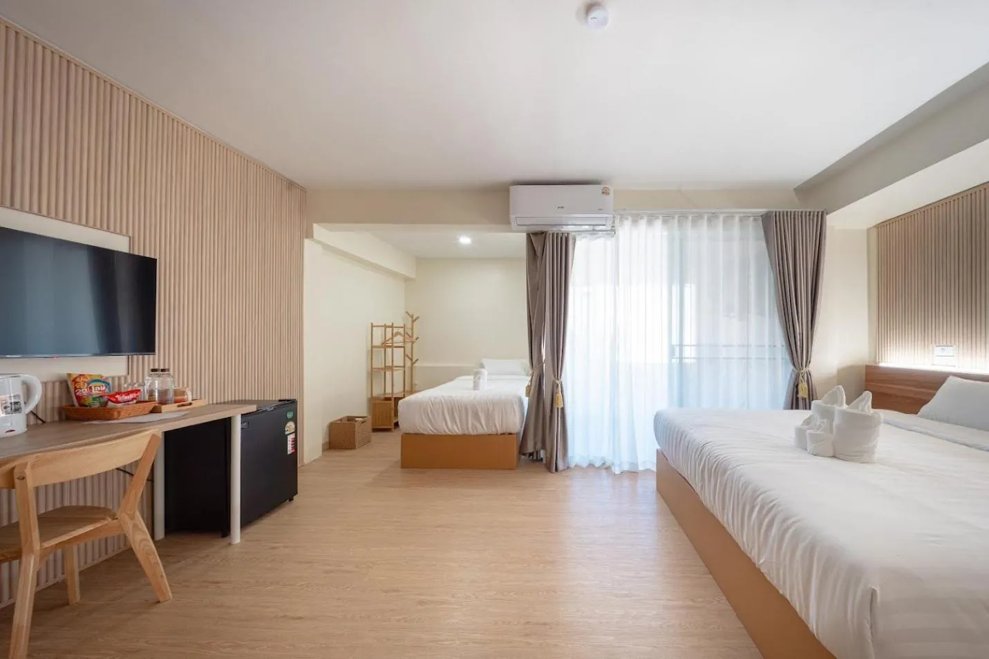 Triple Room with Balcony in The Nook Hotel