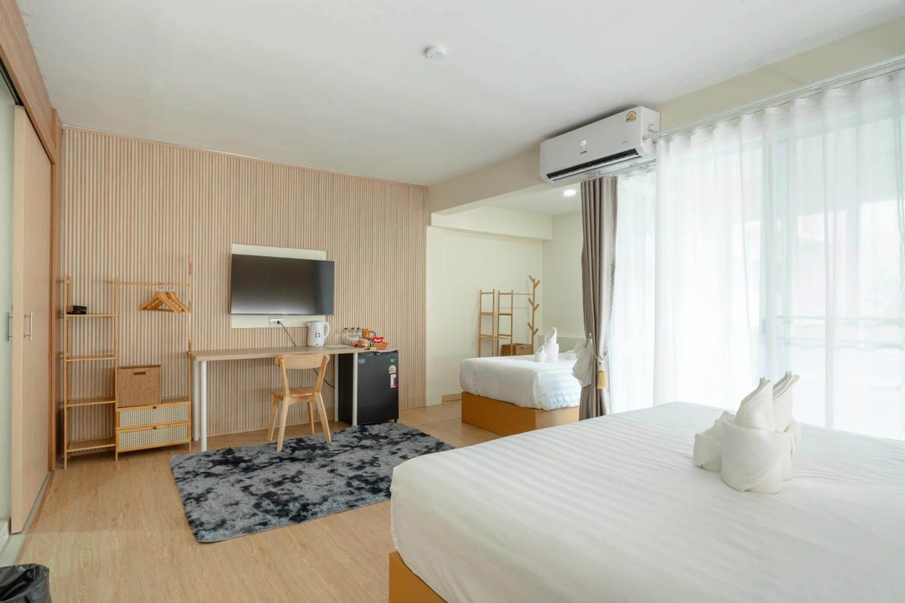 Triple Room with Balcony in The Nook Hotel