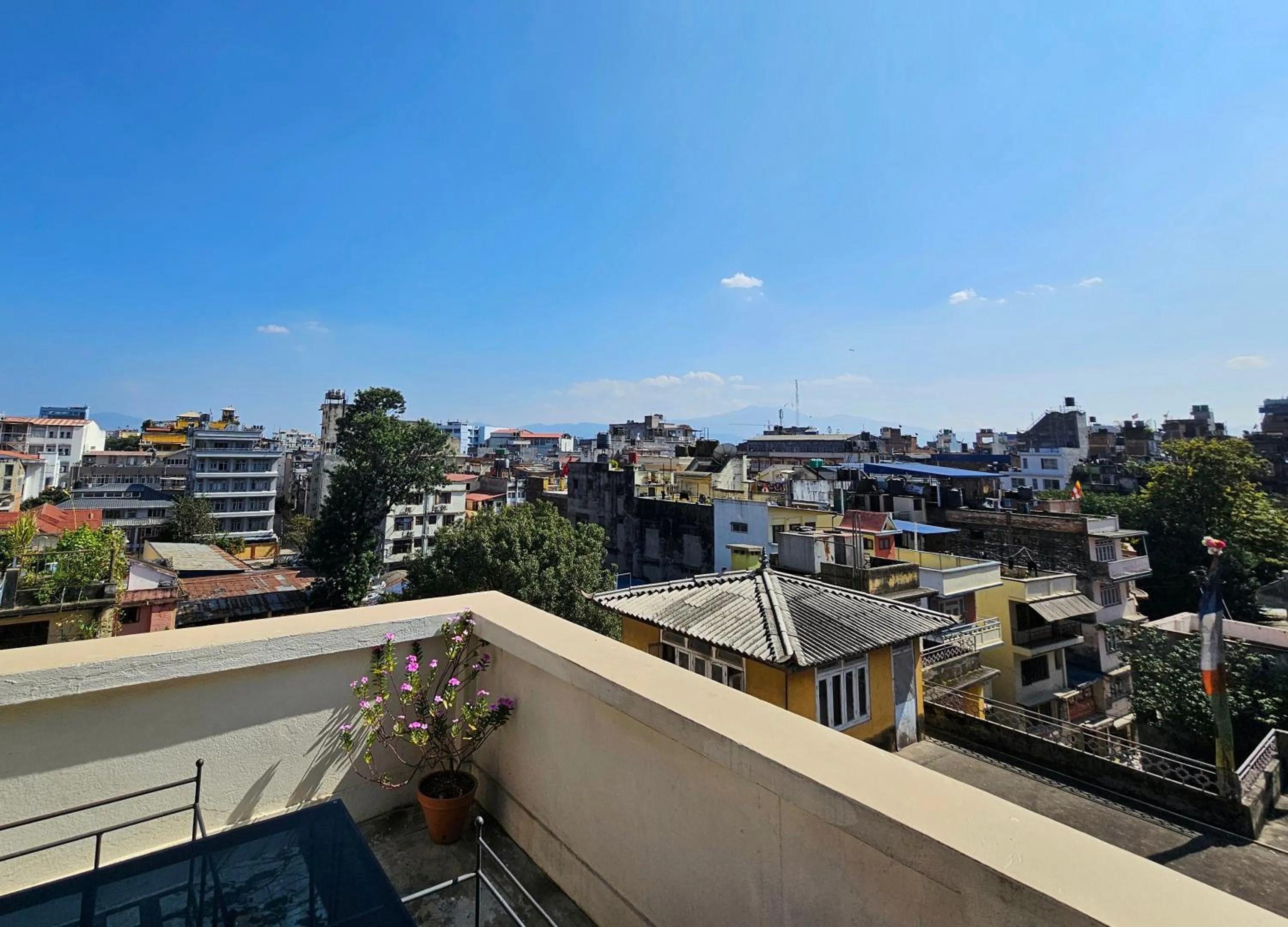 Balcony/Terrace in Central Courtyard Thamel - Heritage Hötel & Artisan Café