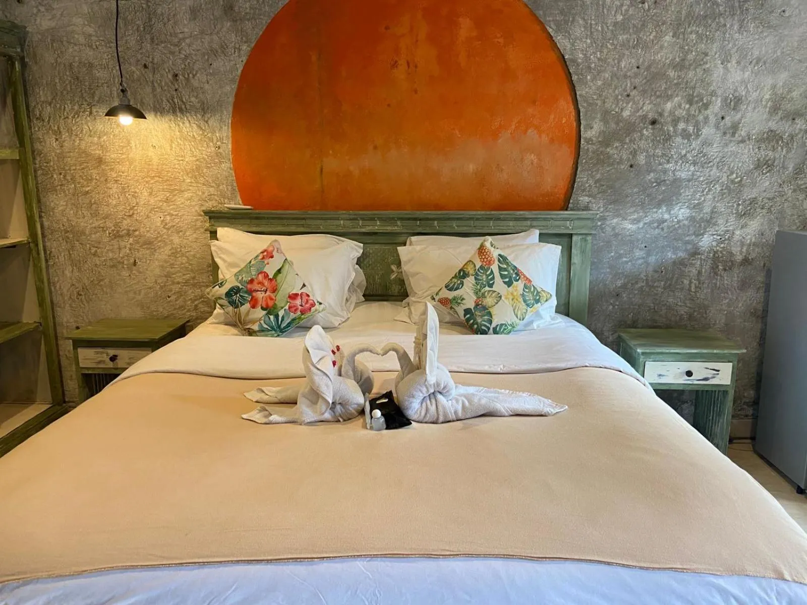 Bed in Tendan Residence Hotel